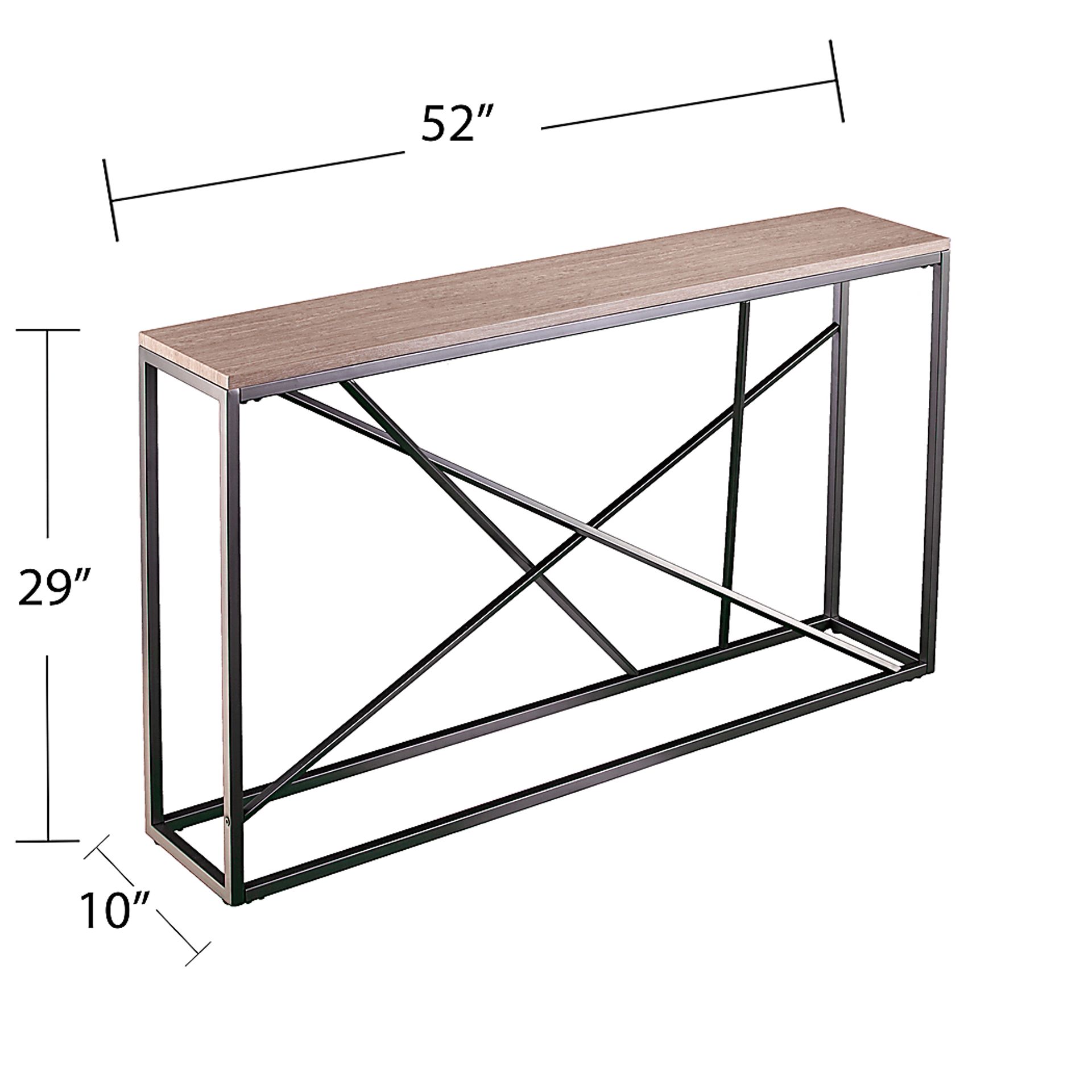 Alderton Tan Console Table - Image 5