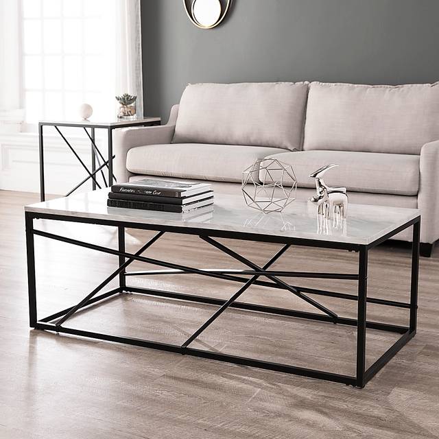 Alderton White Cocktail Table - Thumbnail - Image 4