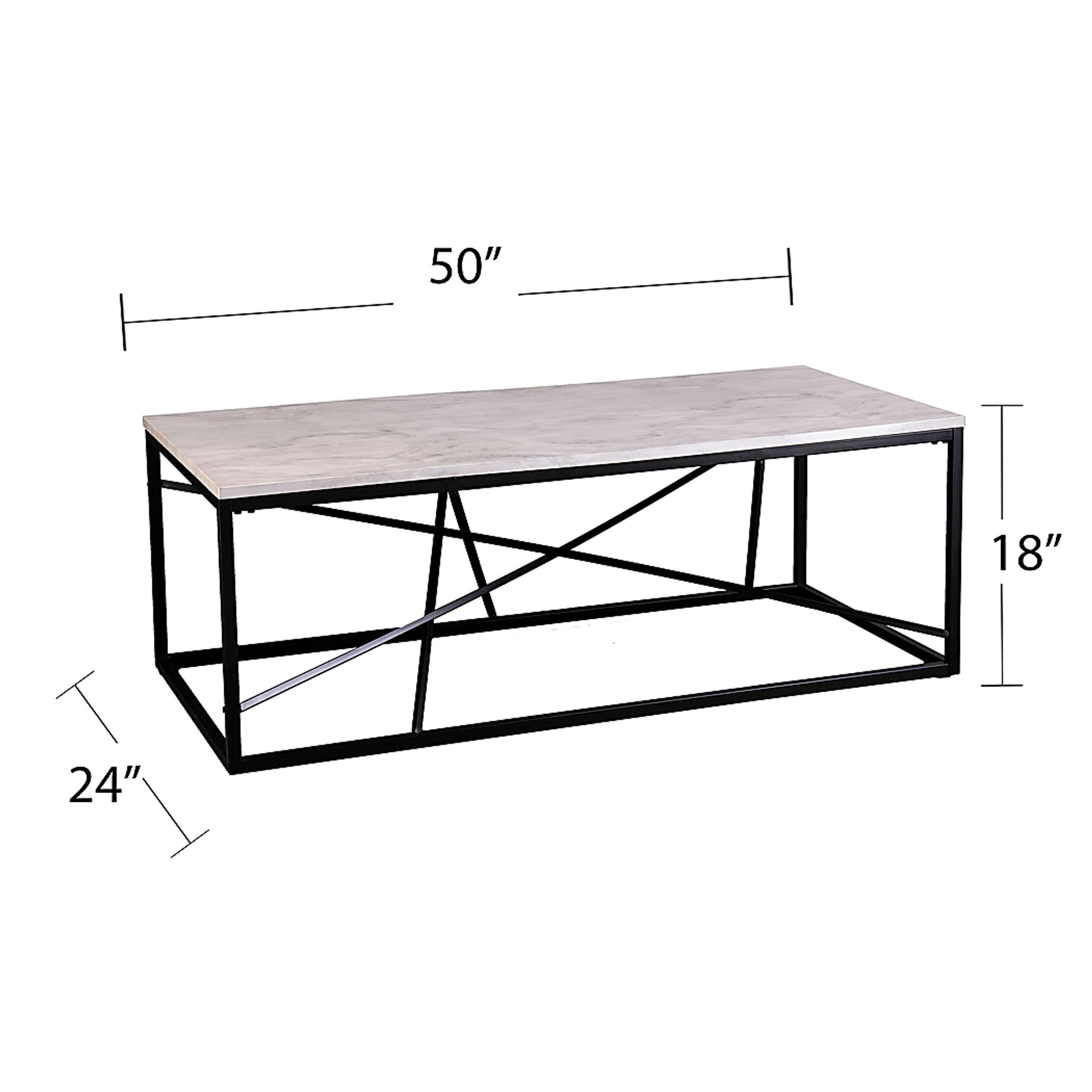 Alderton White Cocktail Table - Image 5