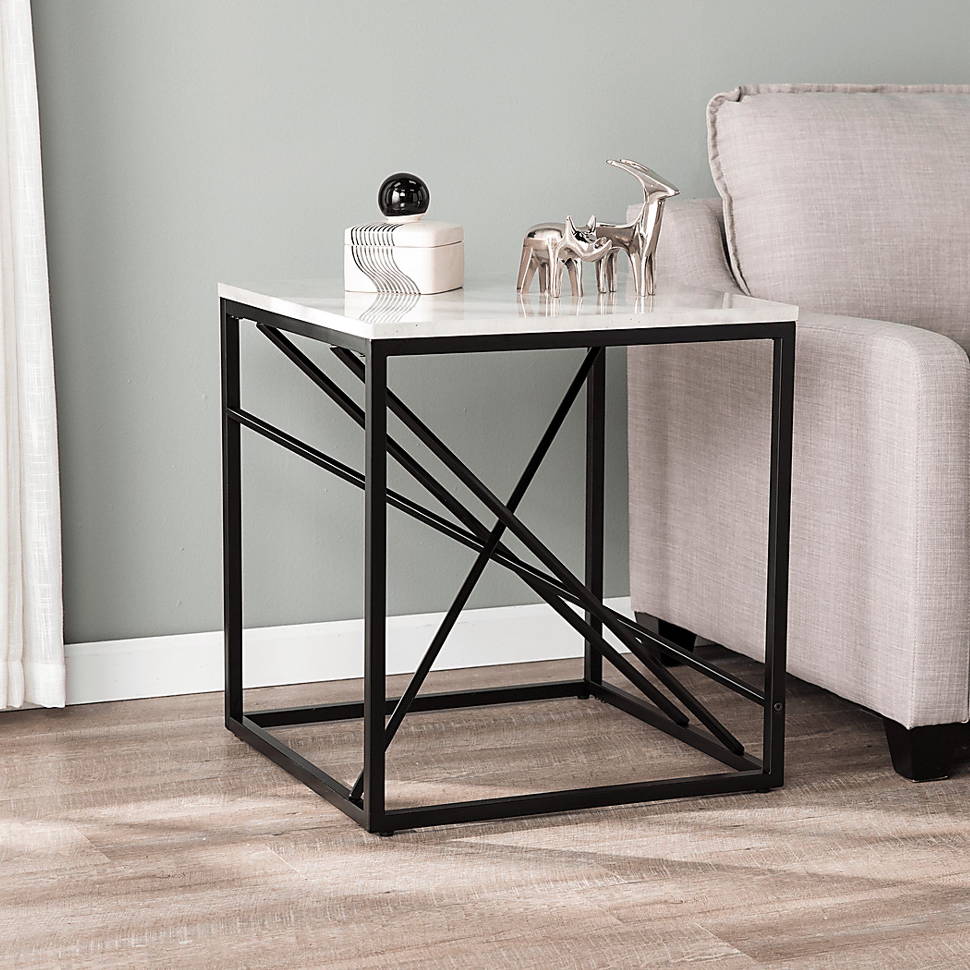 Alderton White End Table - Image 4