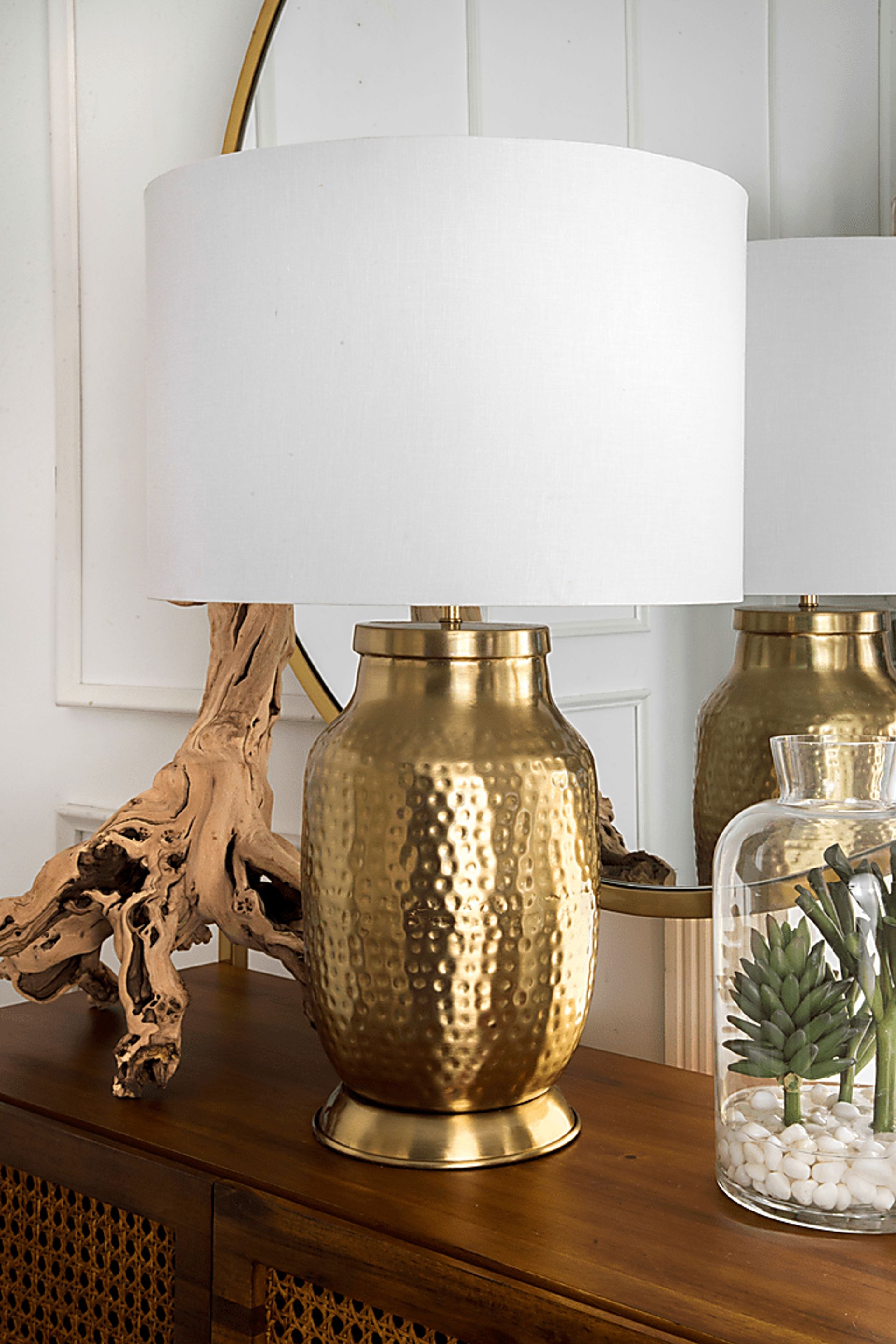 Alderwood Gold Lamp - Image 2