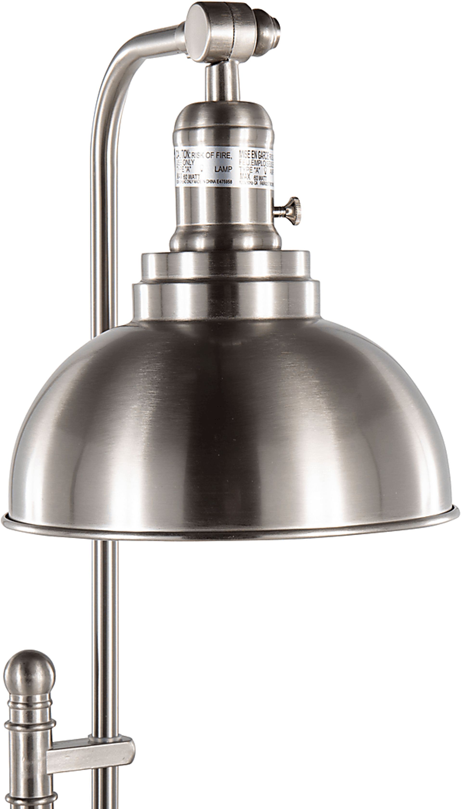 Aldgate Nickel Floor Lamp - Image 7