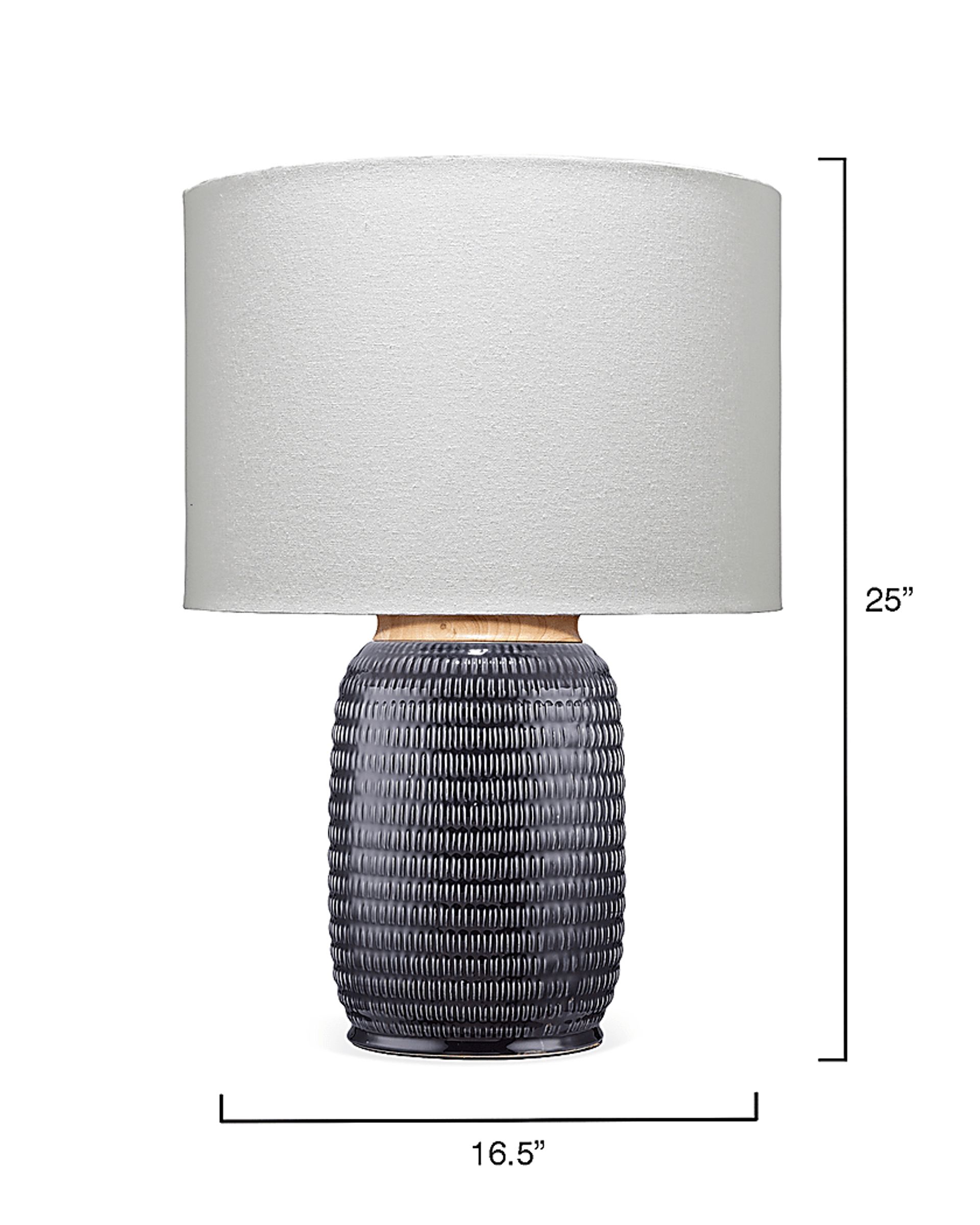 Aldi Cay Blue Lamp - Image 3
