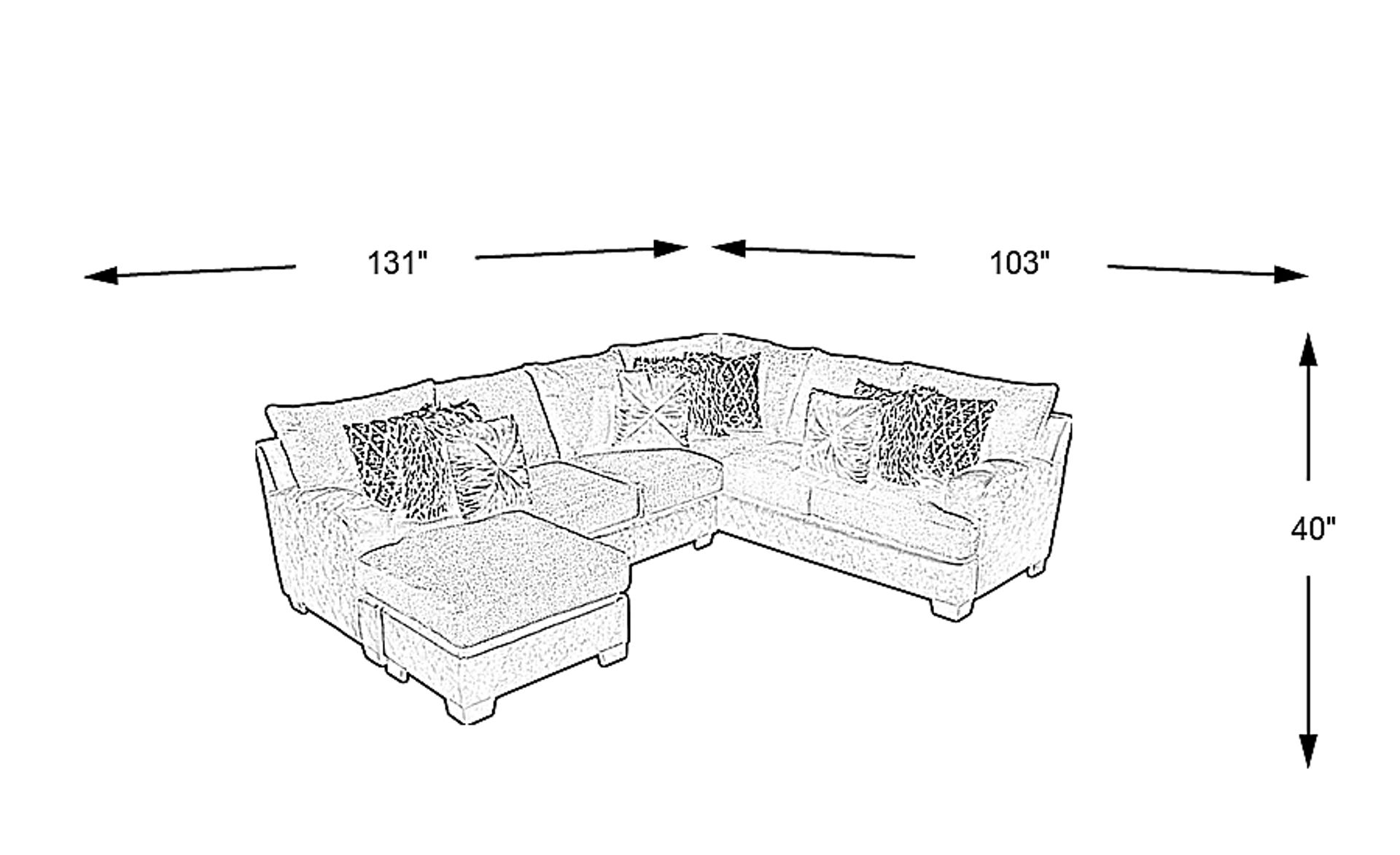 Dimension Image. Please refer to the Dimension Tab on this page for dimension details.