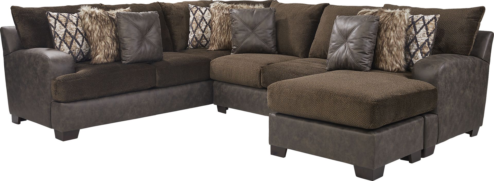 Aldie Lane Java 3 Pc Sleeper Sectional - Image 3