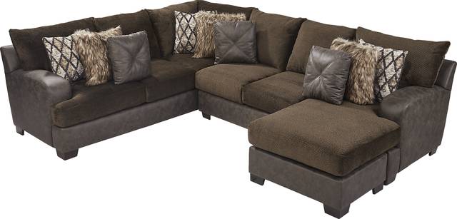 Aldie Lane Java 3 Pc Sleeper Sectional - Thumbnail - Image 1