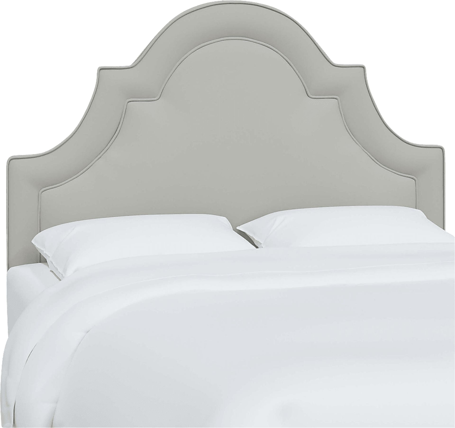 Aldimo Gray California King Headboard - Image 1