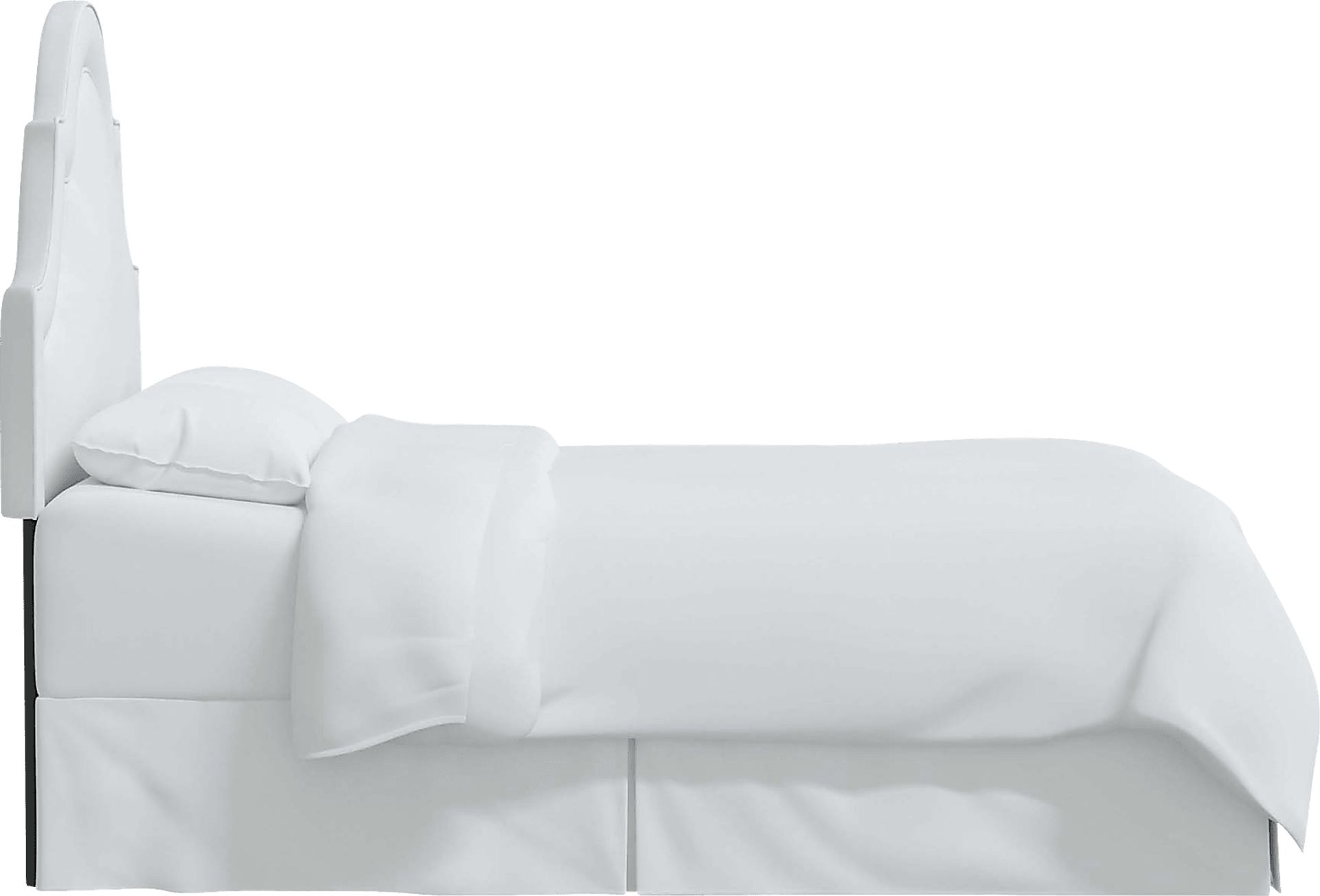 Aldimo White California King Headboard - Image 3