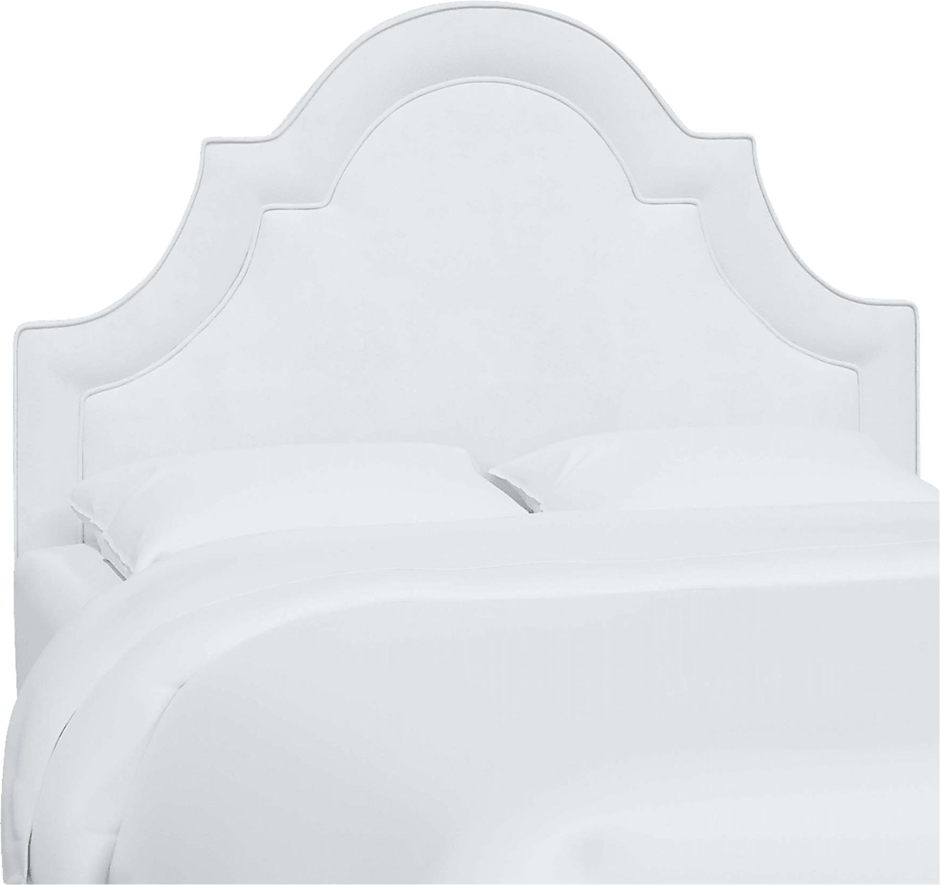 Aldimo White Full Headboard - Image 1