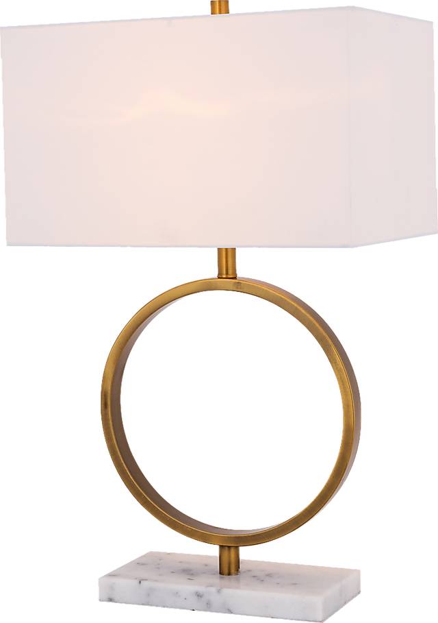 Aldo Circle Gold Lamp - Thumbnail - Image 1