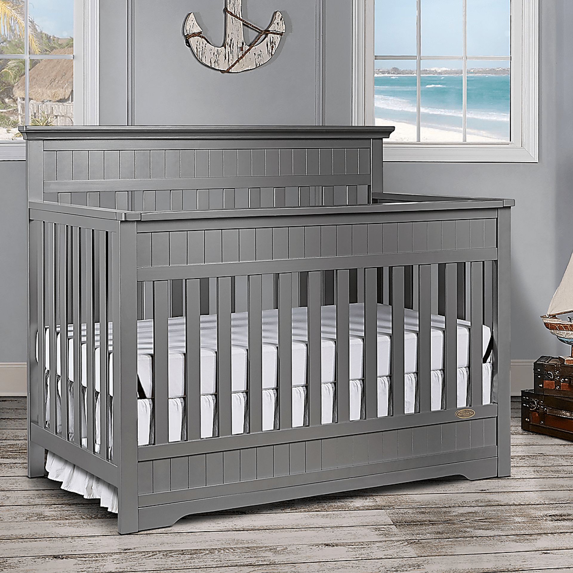 Aldridge Gray Convertible Crib - Image 8
