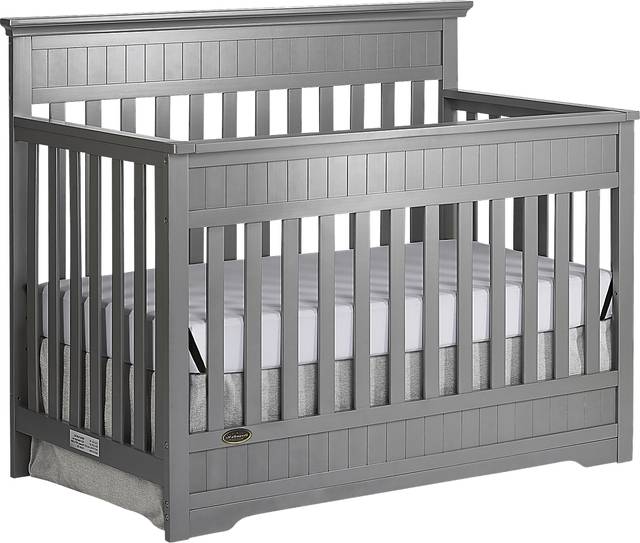 Aldridge Gray Convertible Crib - Thumbnail - Image 1