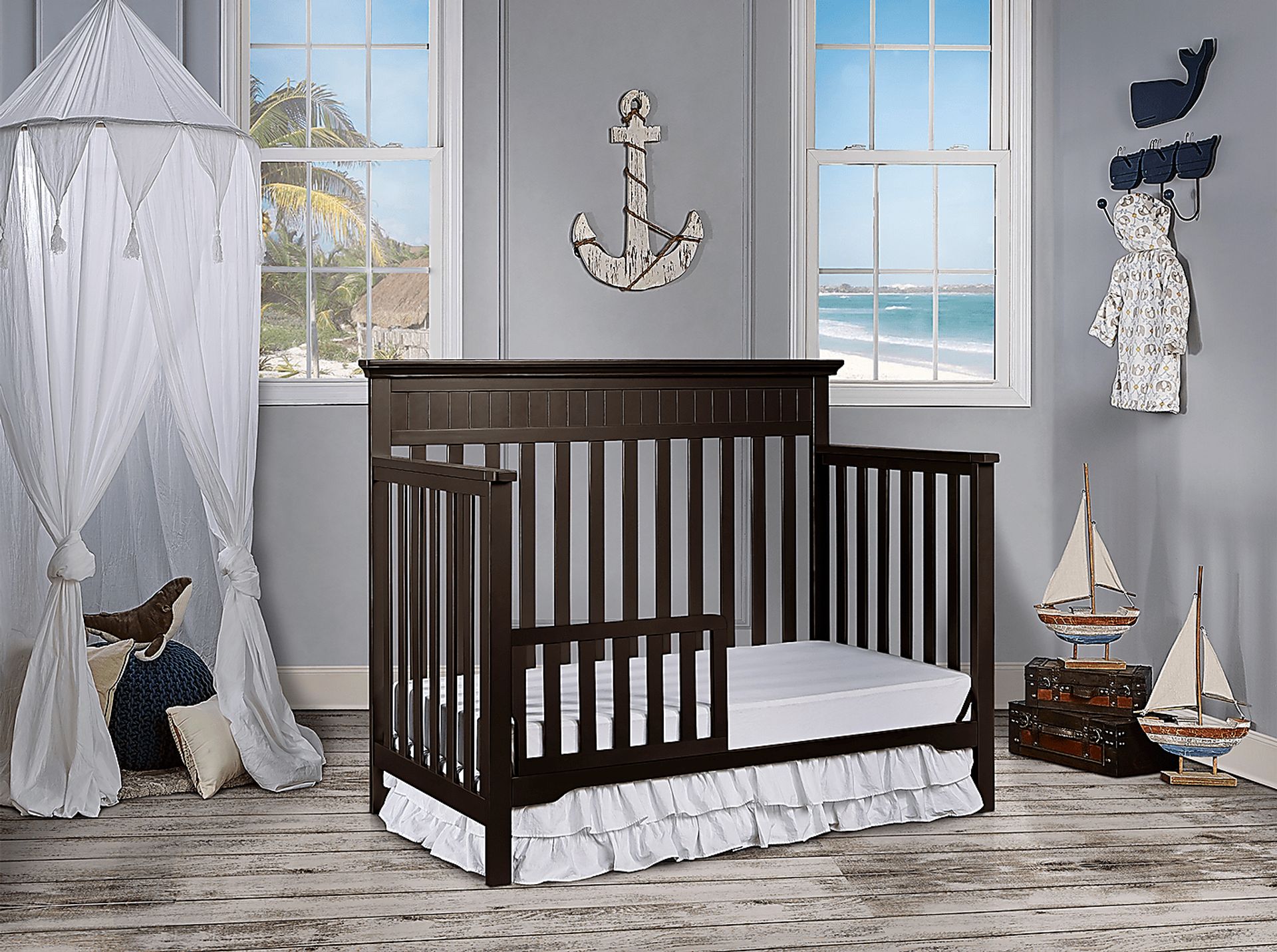 Aldridge Mocha Convertible Crib - Image 7