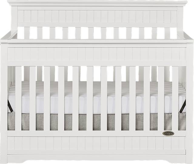 Aldridge White Convertible Crib - Thumbnail - Image 3