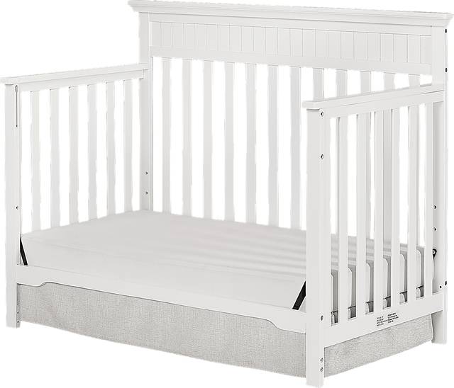 Aldridge White Convertible Crib - Thumbnail - Image 5