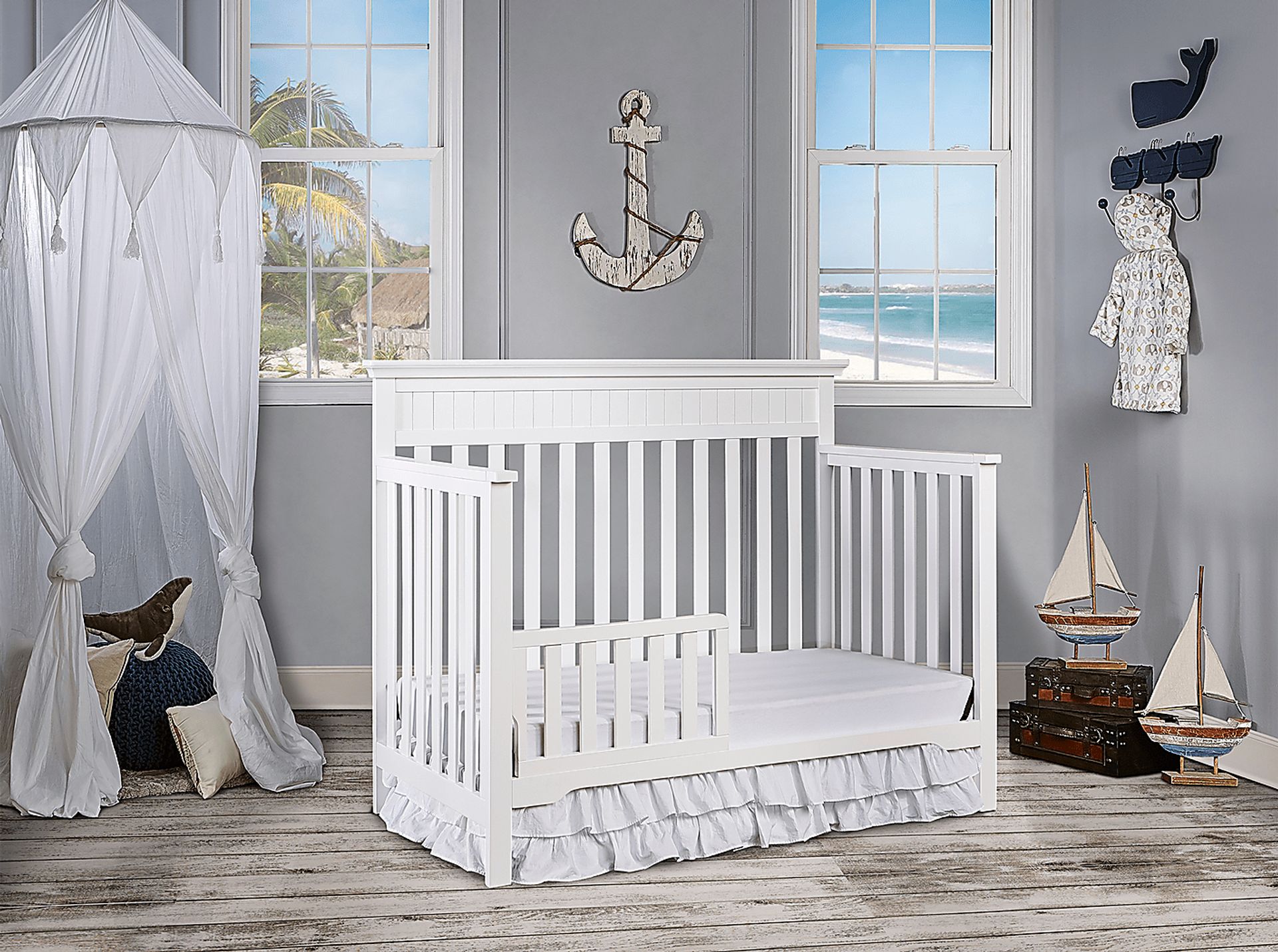 Aldridge White Convertible Crib - Image 9