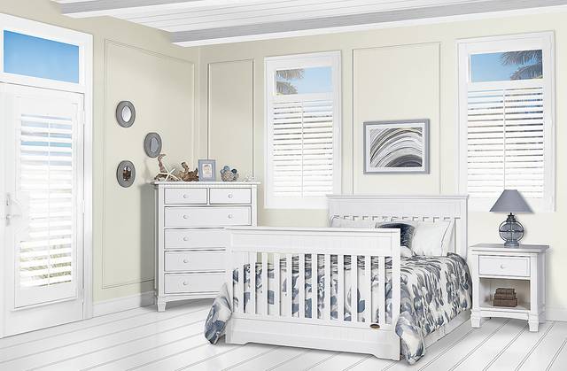 Aldridge White Convertible Crib - Thumbnail - Image 11