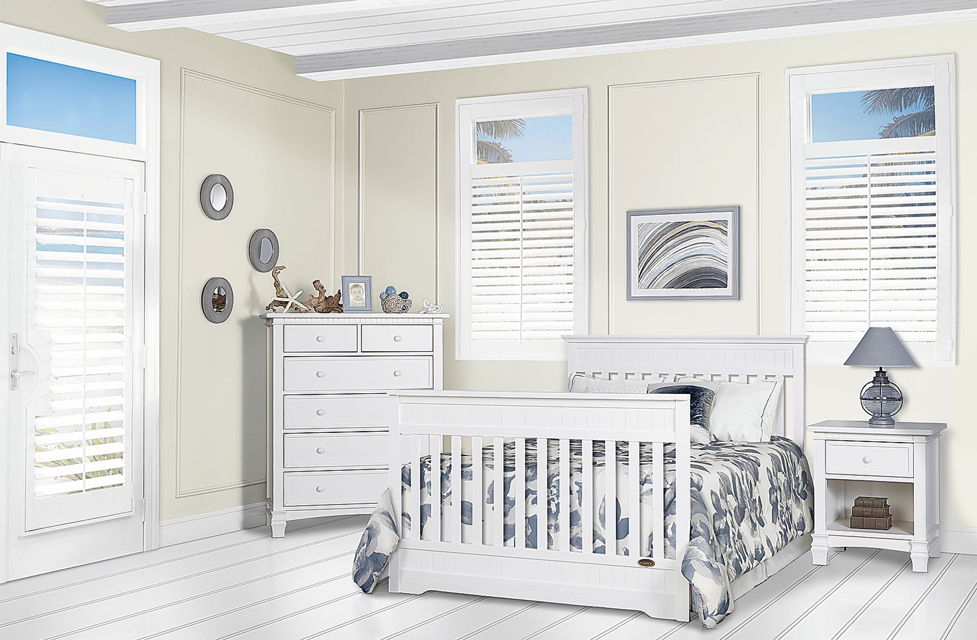 Aldridge White Convertible Crib - Image 11