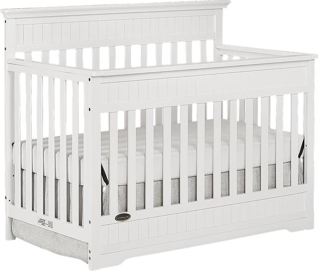 Aldridge White Convertible Crib - Thumbnail - Image 1