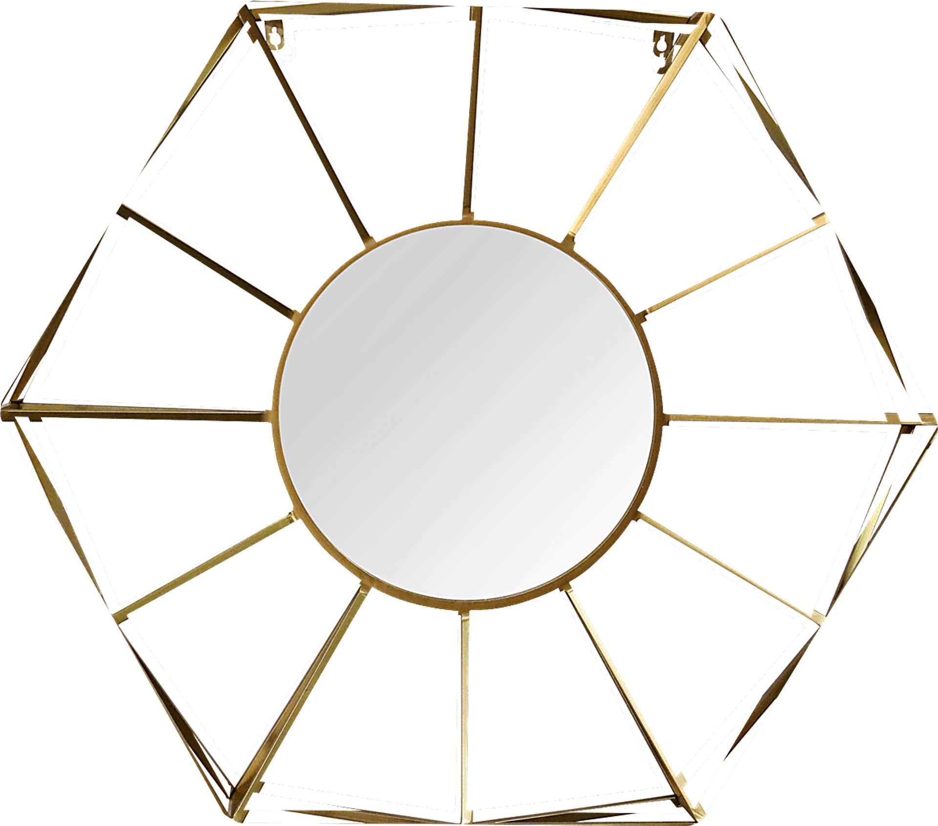 Aleah Gold Mirror - Image 1