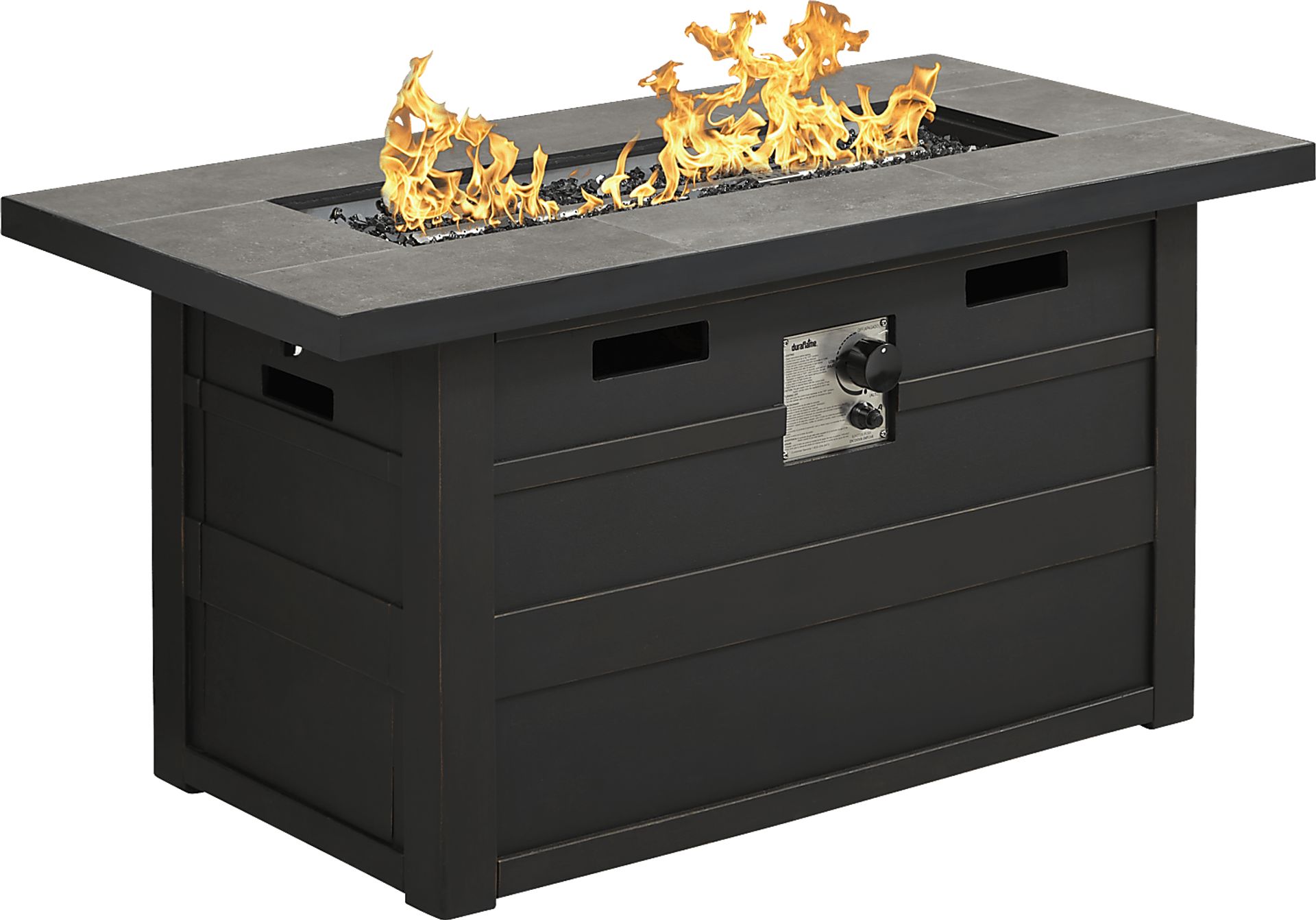Aledo Dark Gray Outdoor Fire Pit - Image 1