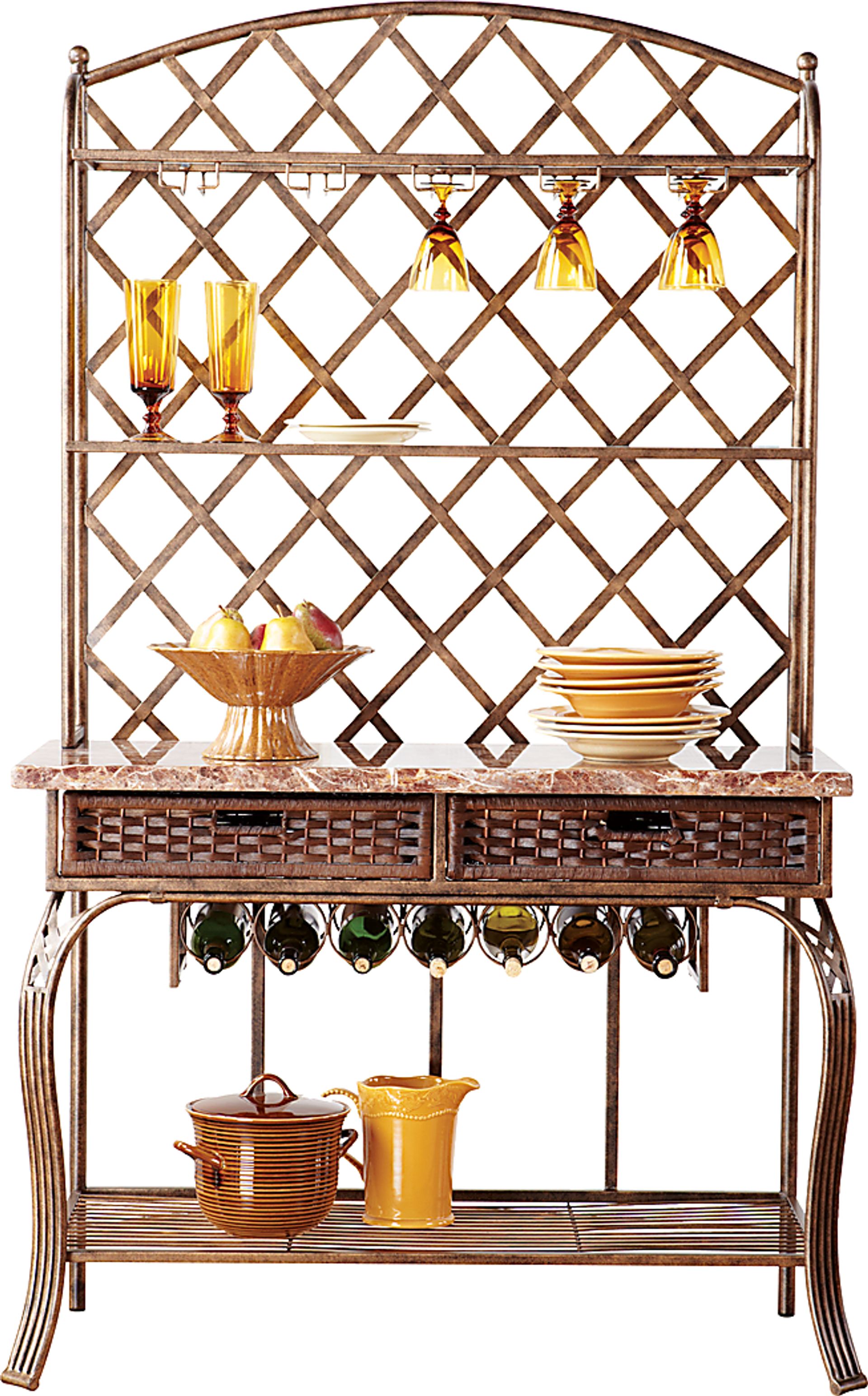 Alegra 2 Pc Baker's Rack - Image 1