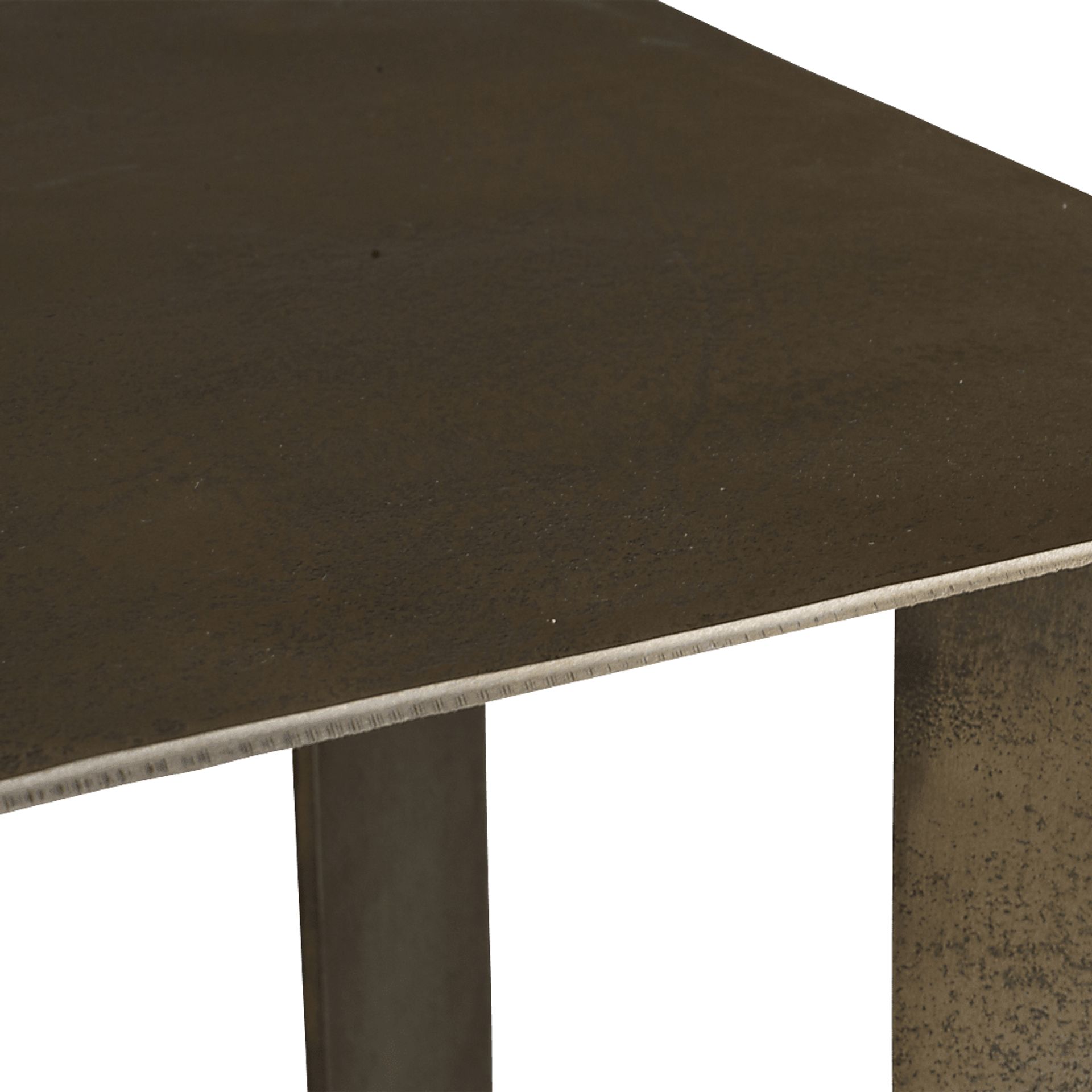 Alehi Brass Outdoor End Table - Image 4