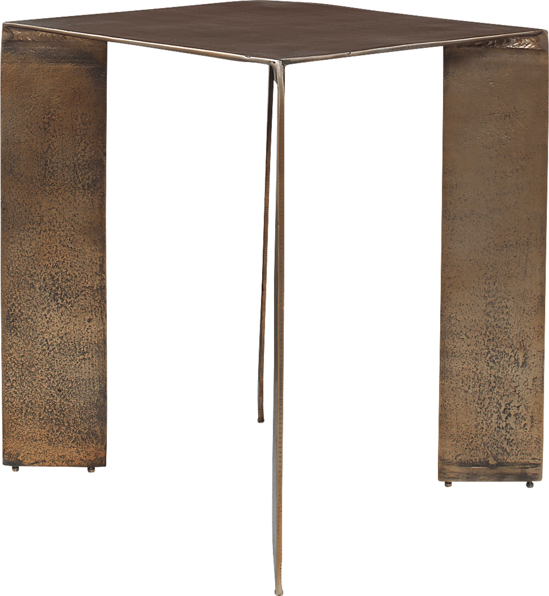 Alehi Brass Outdoor End Table - Image 5