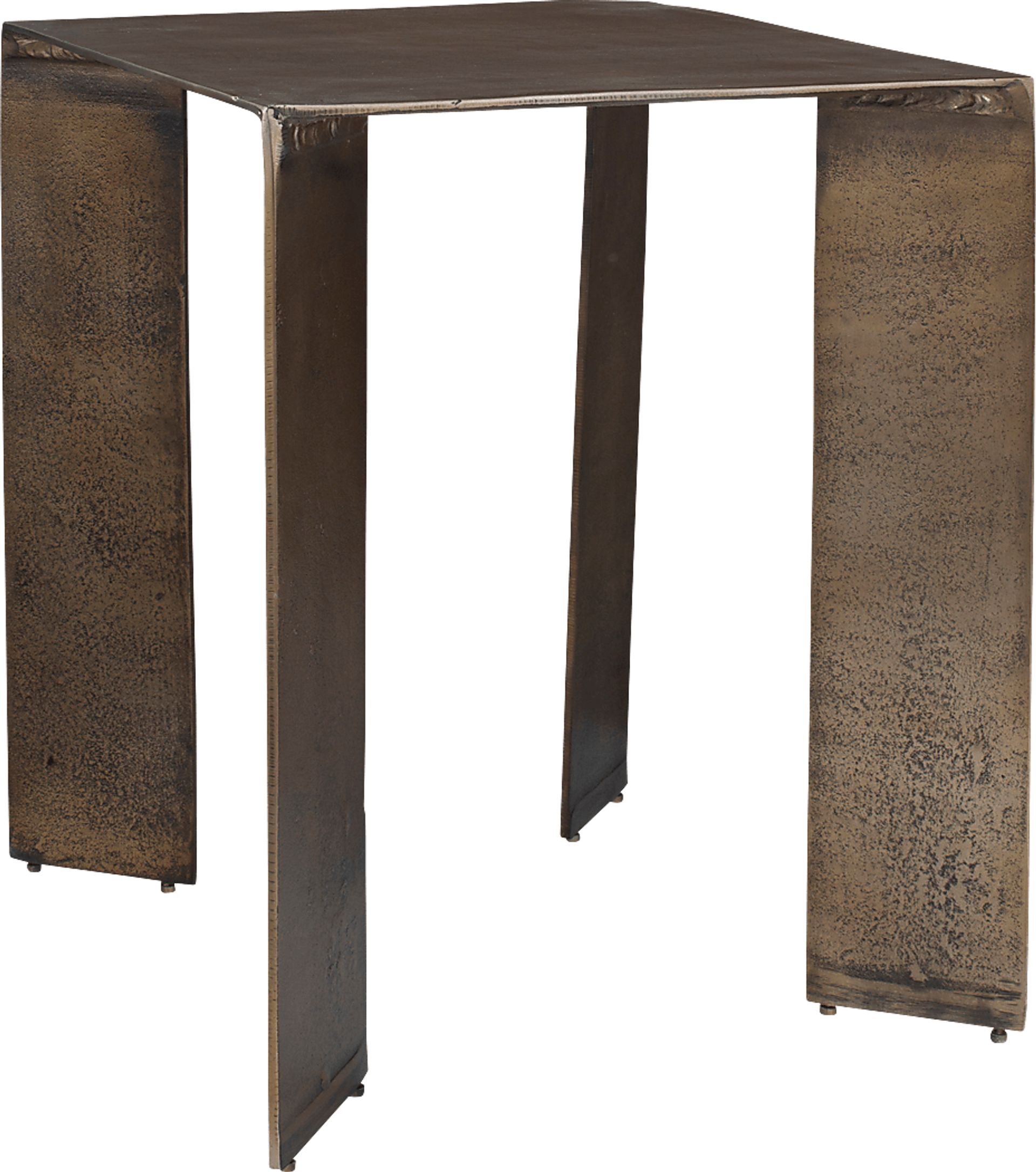 Alehi Brass Outdoor End Table - Image 6