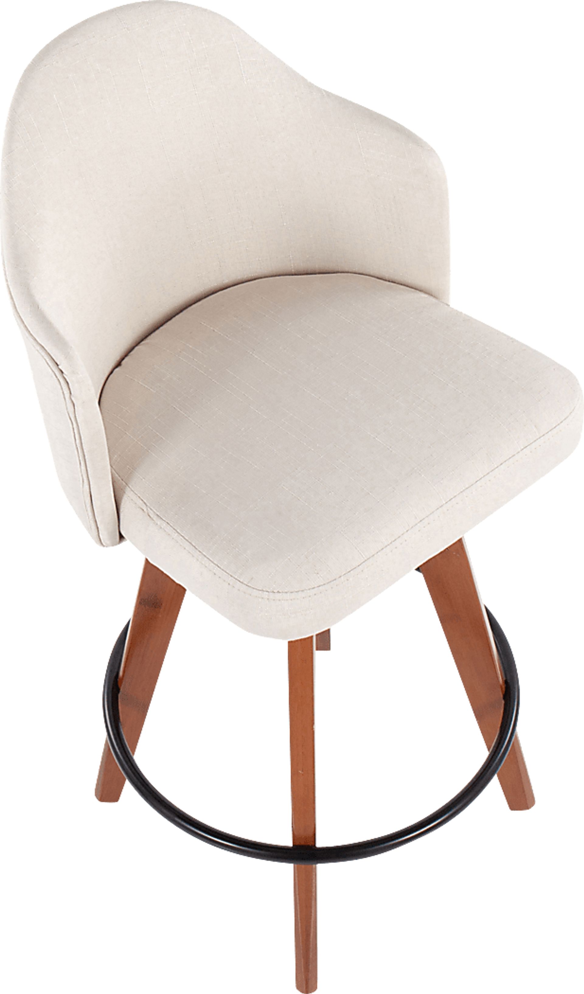 Aleiah Cream Counter Height Stool, Set of 2 - Image 7