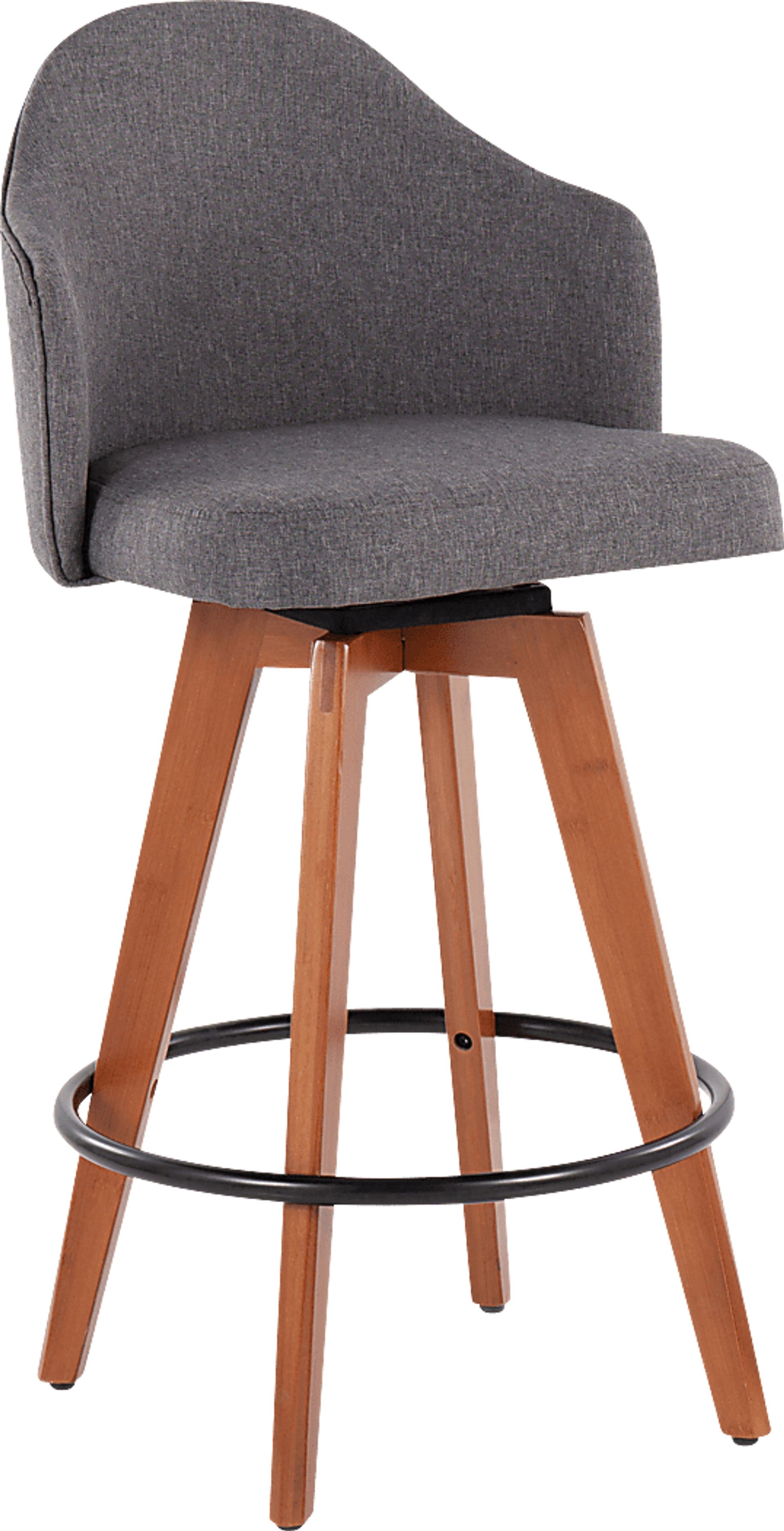 Aleiah Gray Counter Height Stool, Set of 2 - Image 2