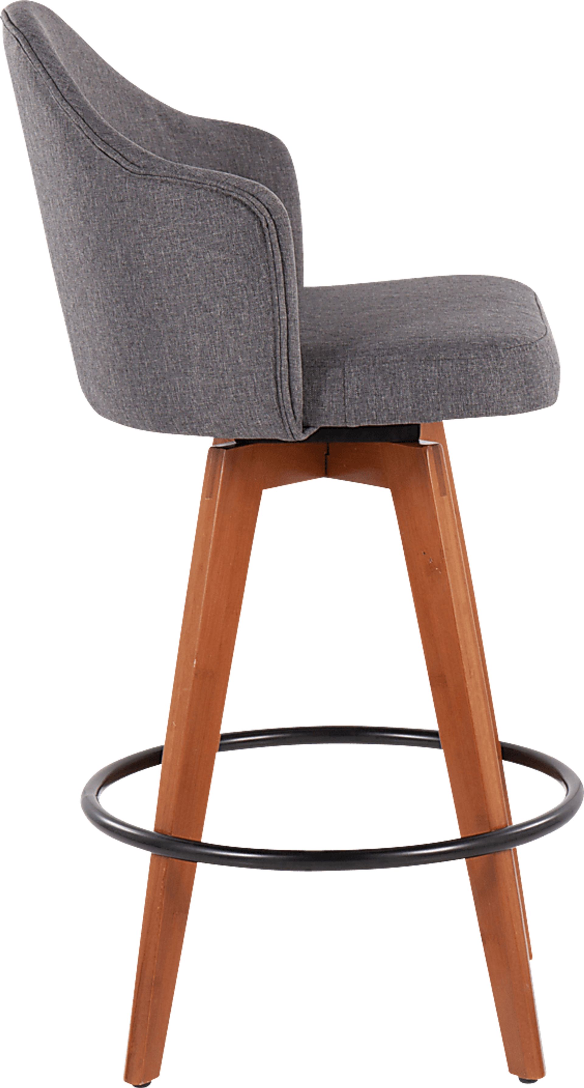 Aleiah Gray Counter Height Stool, Set of 2 - Image 3