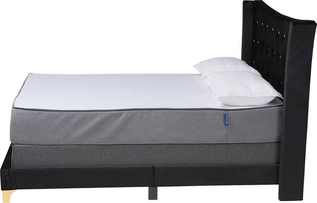 Aleida Black Queen Bed - Thumbnail - Image 3