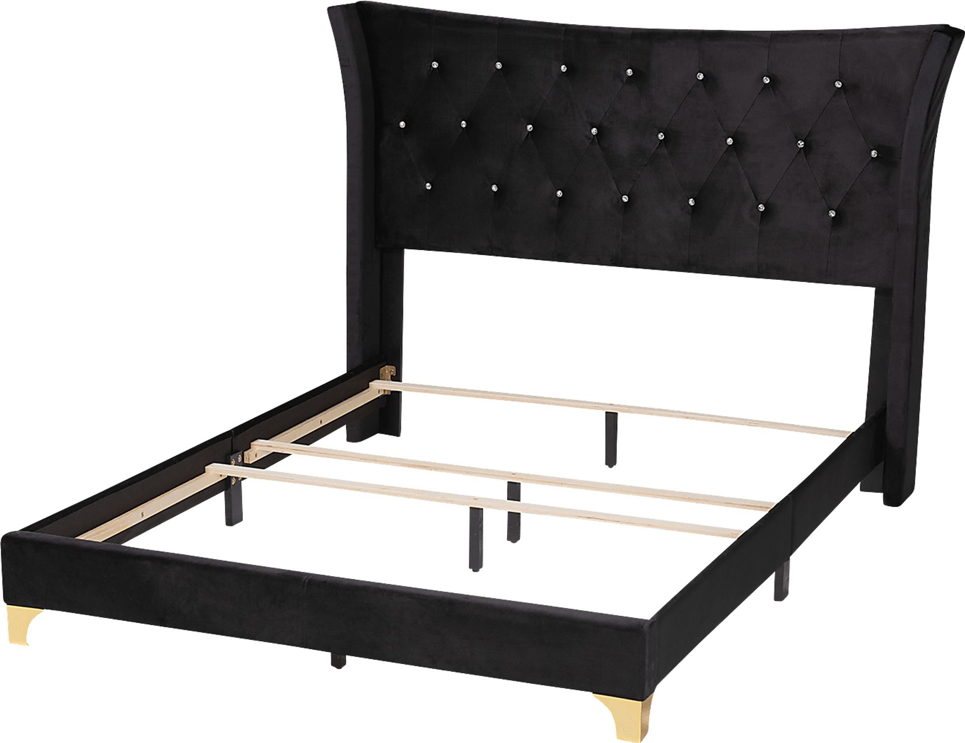 Aleida Black Queen Bed - Image 4