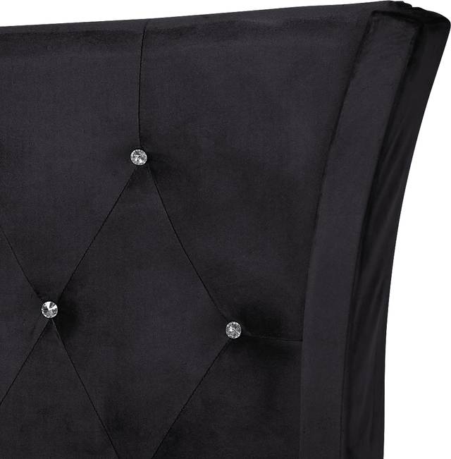Aleida Black Queen Bed - Thumbnail - Image 5