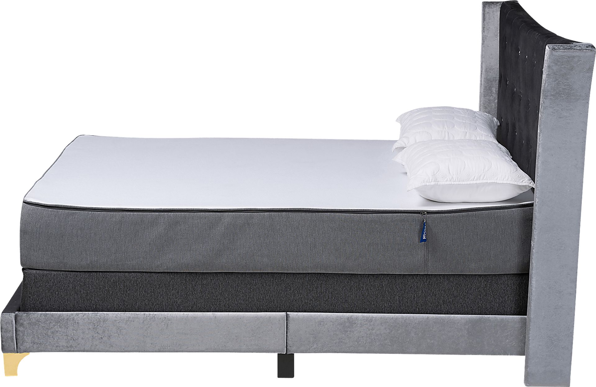Aleida Gray Queen Bed - Image 3