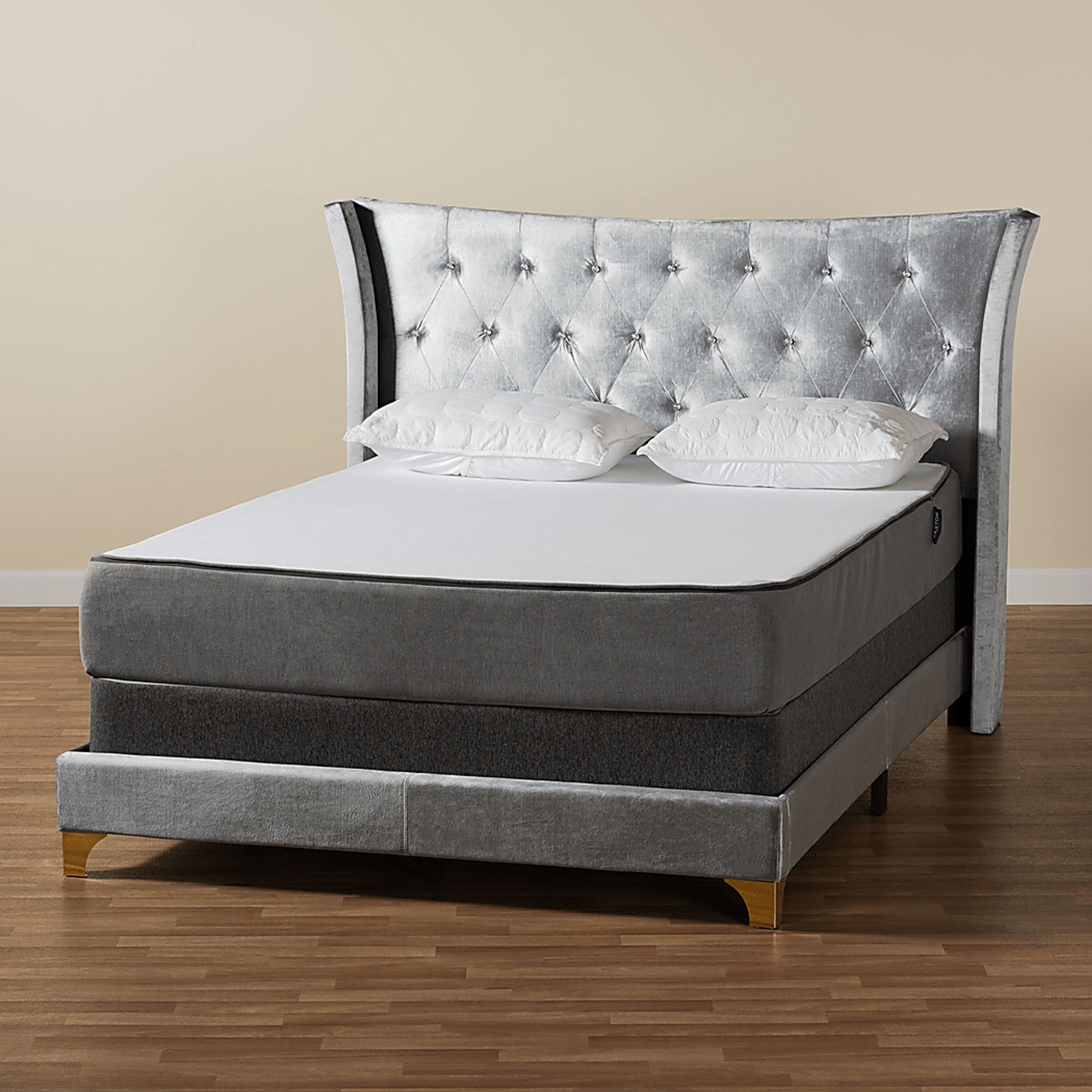 Aleida Gray Queen Bed - Image 8