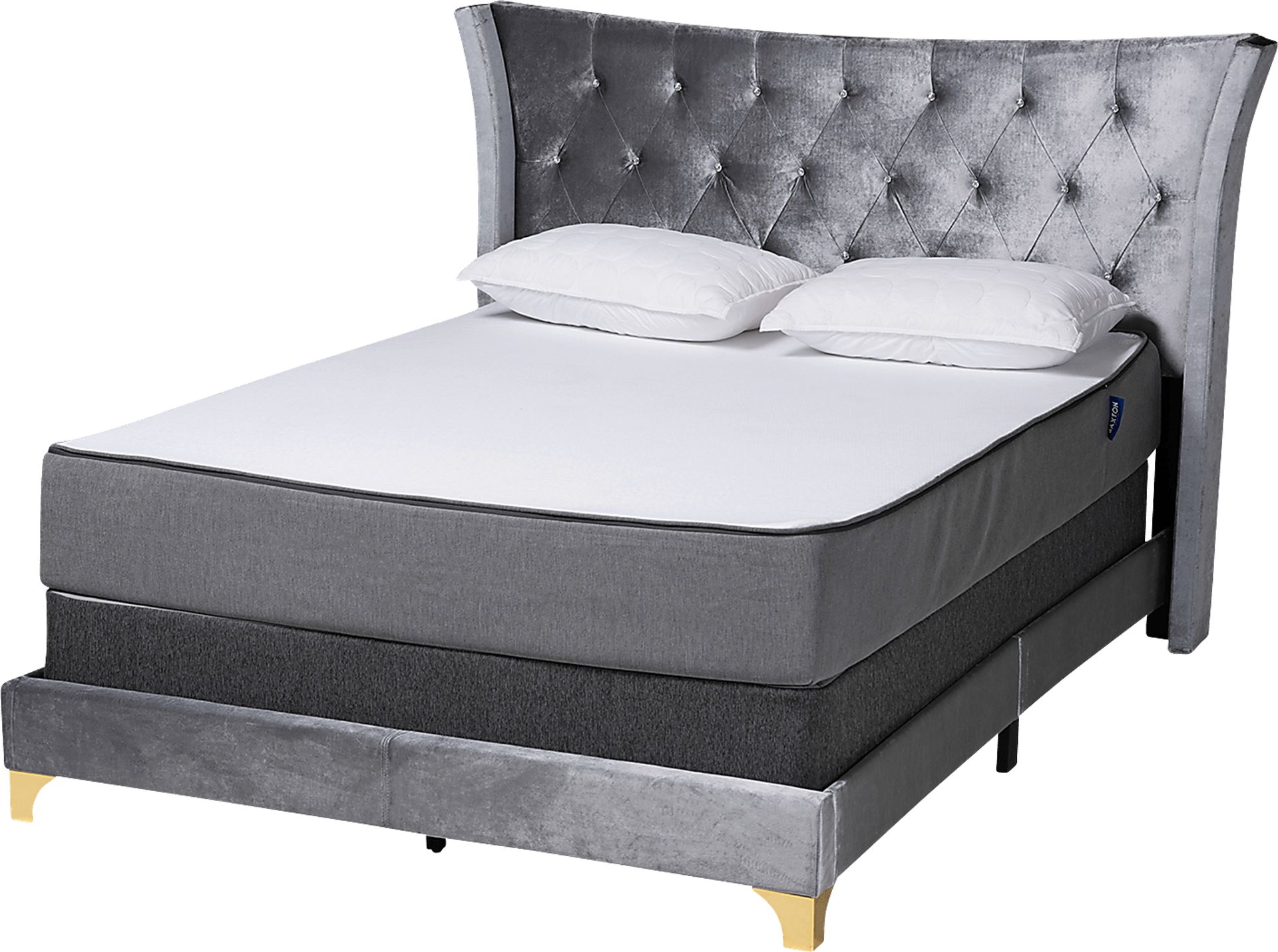 Aleida Gray Queen Bed - Image 1