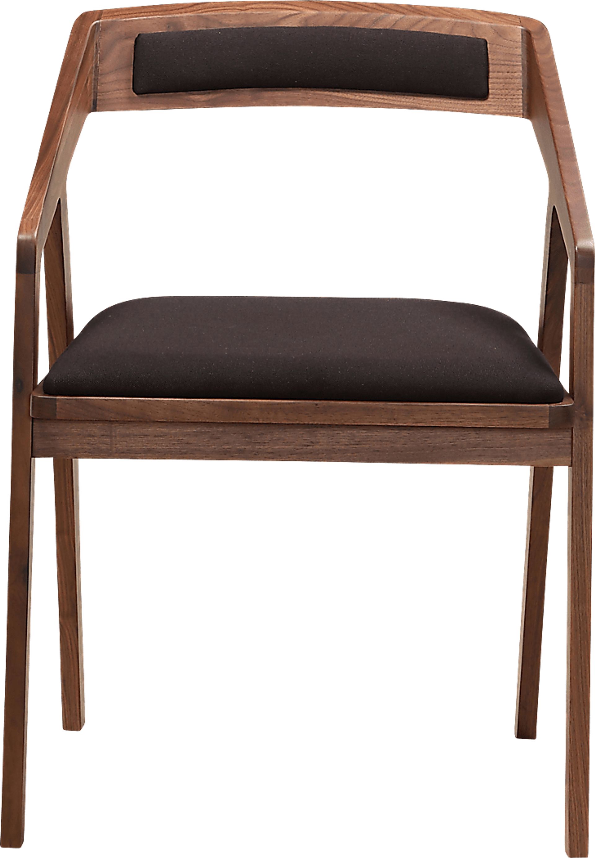 Alekai Black Arm Chair - Image 2
