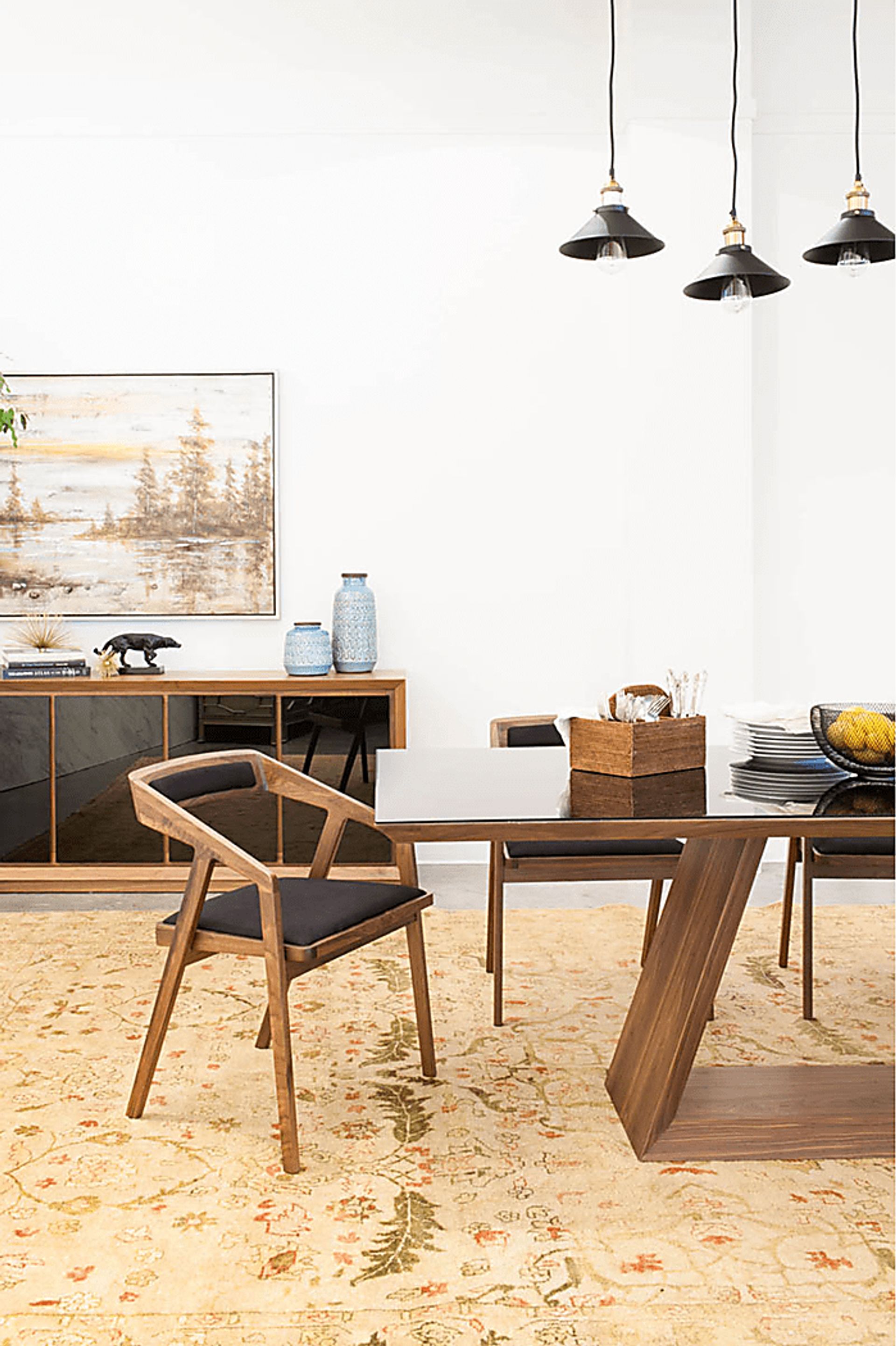 Alekai Black Arm Chair - Image 5