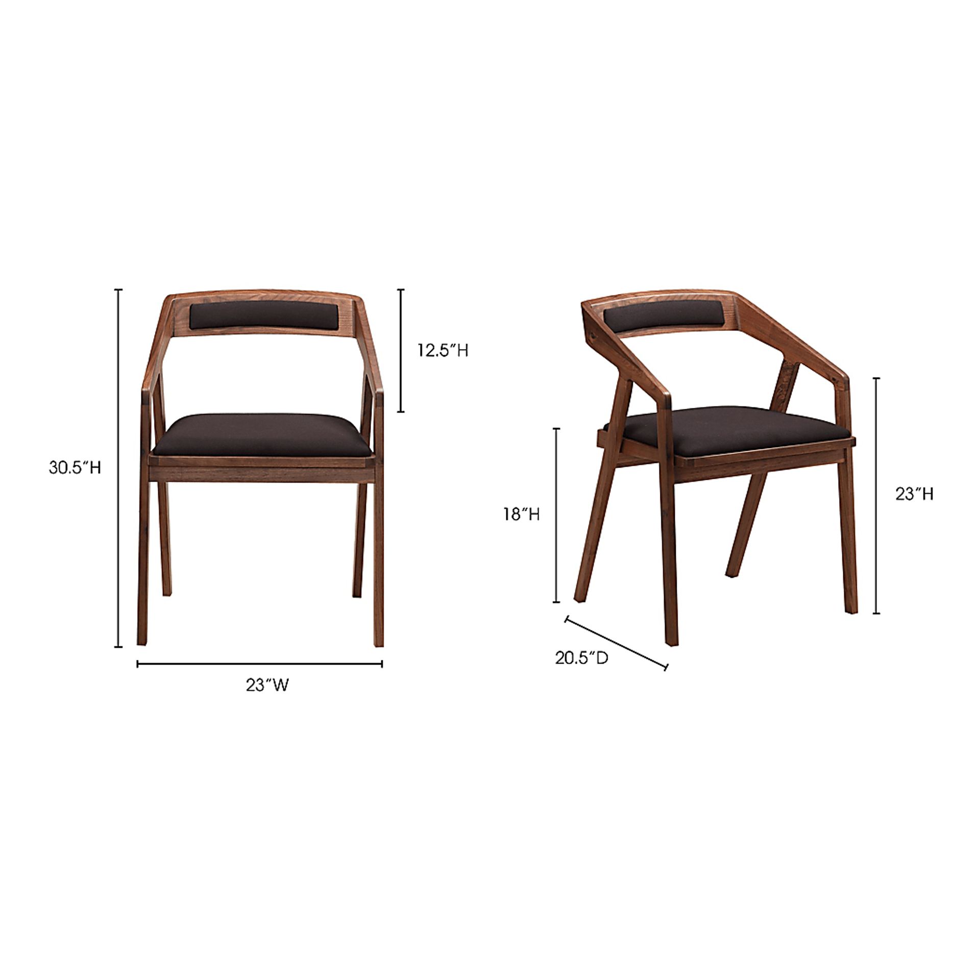Alekai Black Arm Chair - Image 6