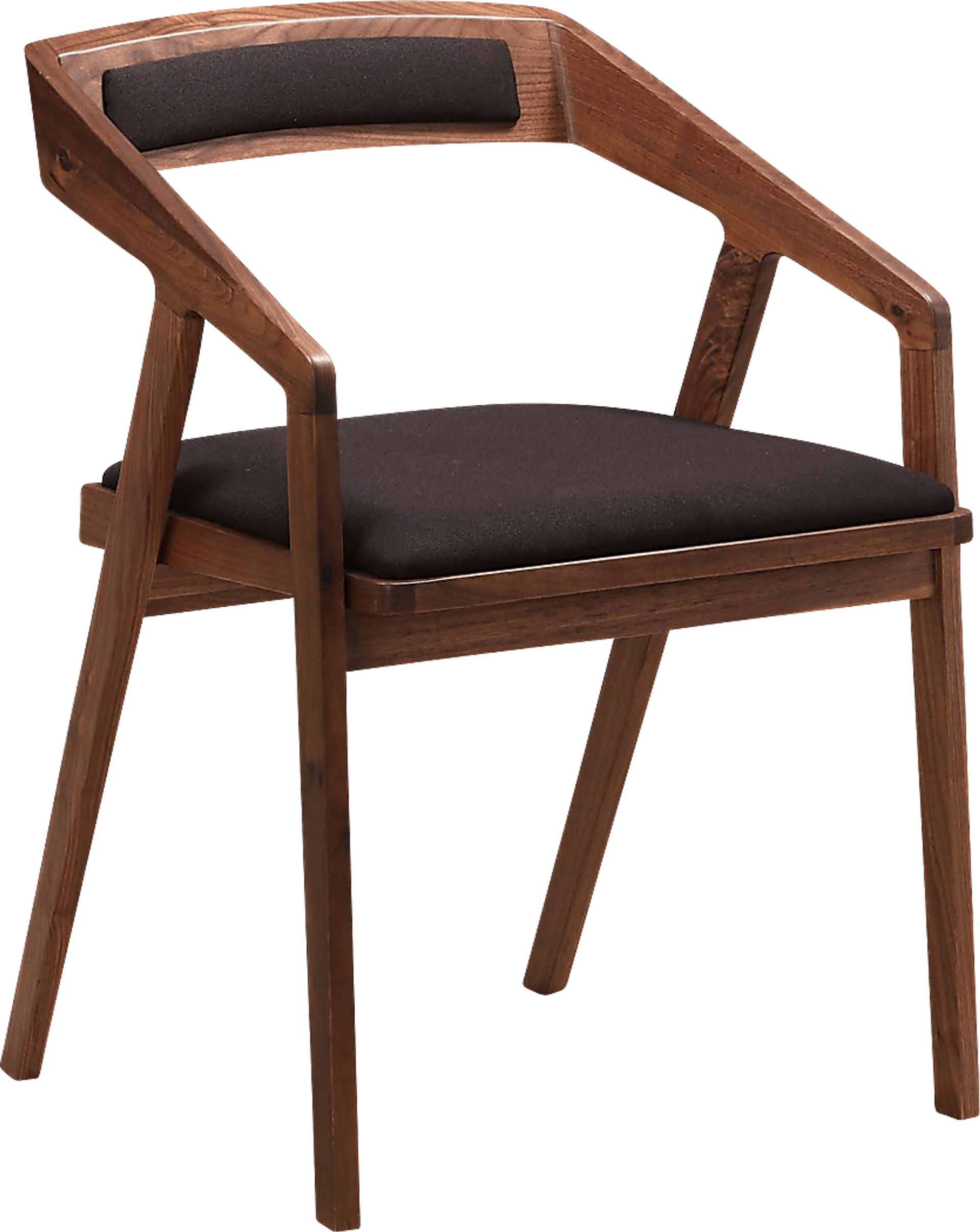 Alekai Black Arm Chair - Image 1