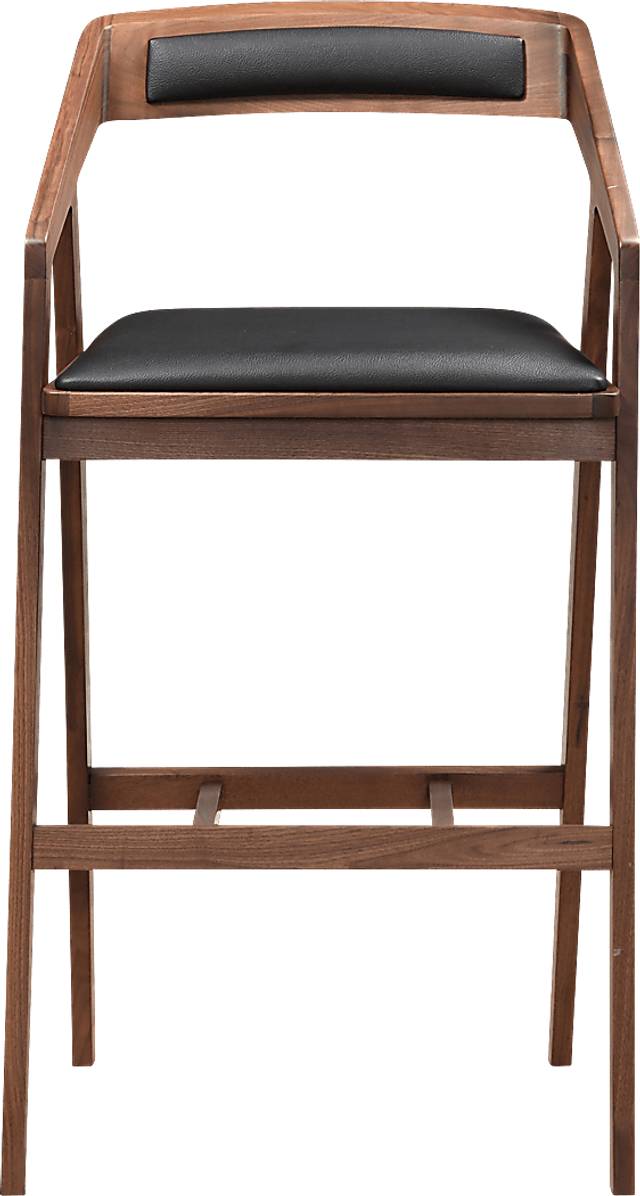 Alekai Walnut Barstool - Thumbnail - Image 2