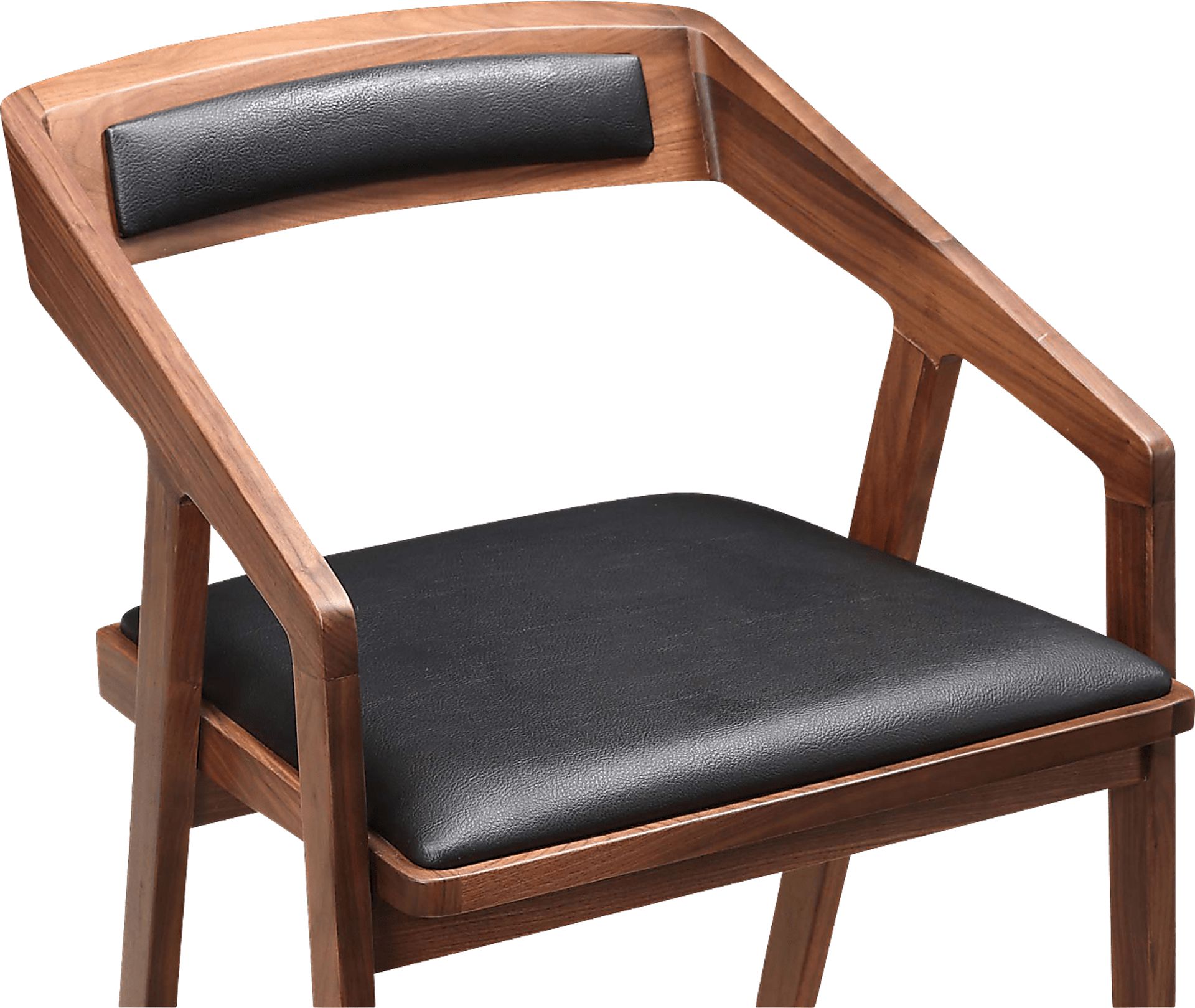 Alekai Walnut Barstool - Image 4