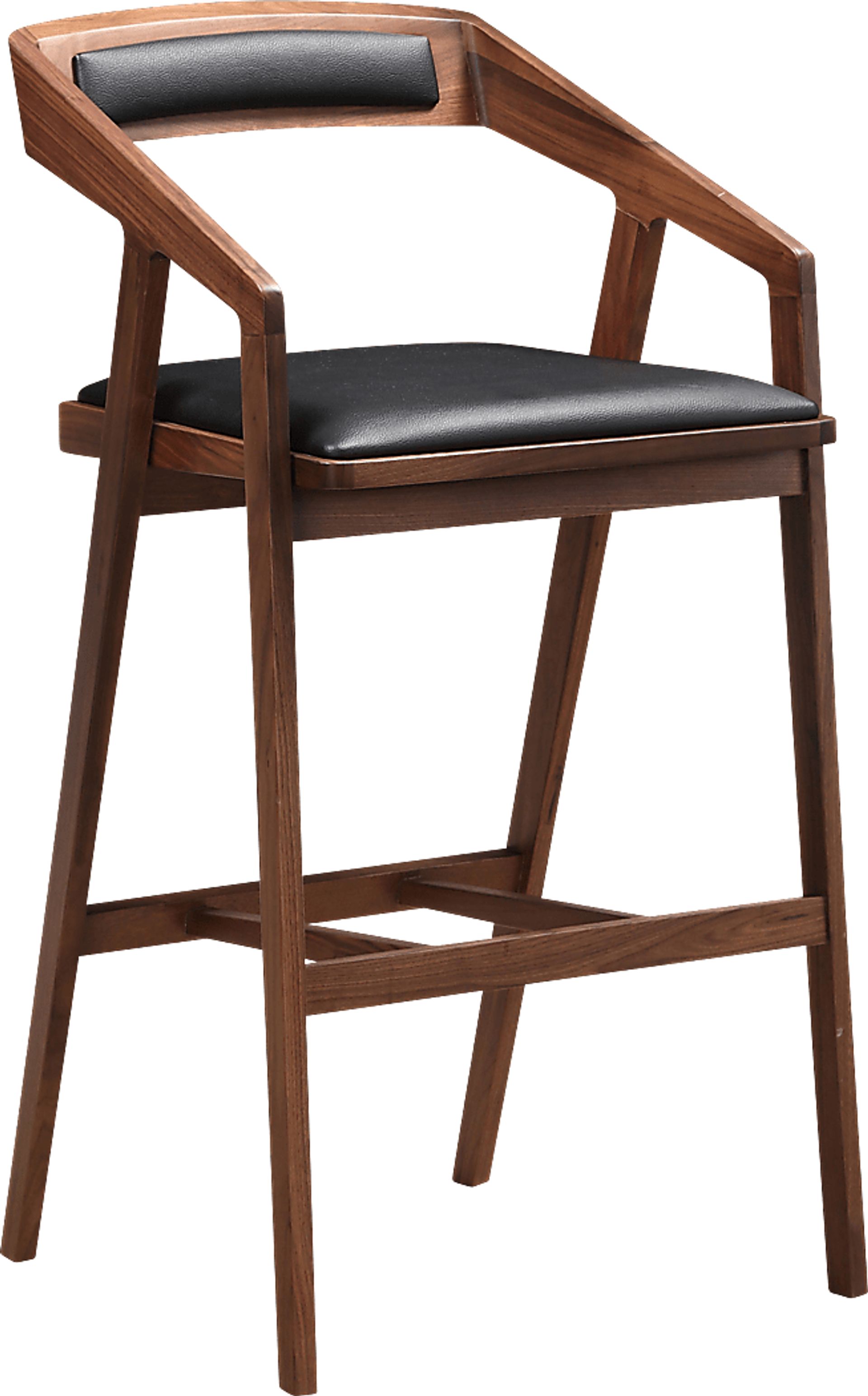 Alekai Walnut Barstool - Image 1