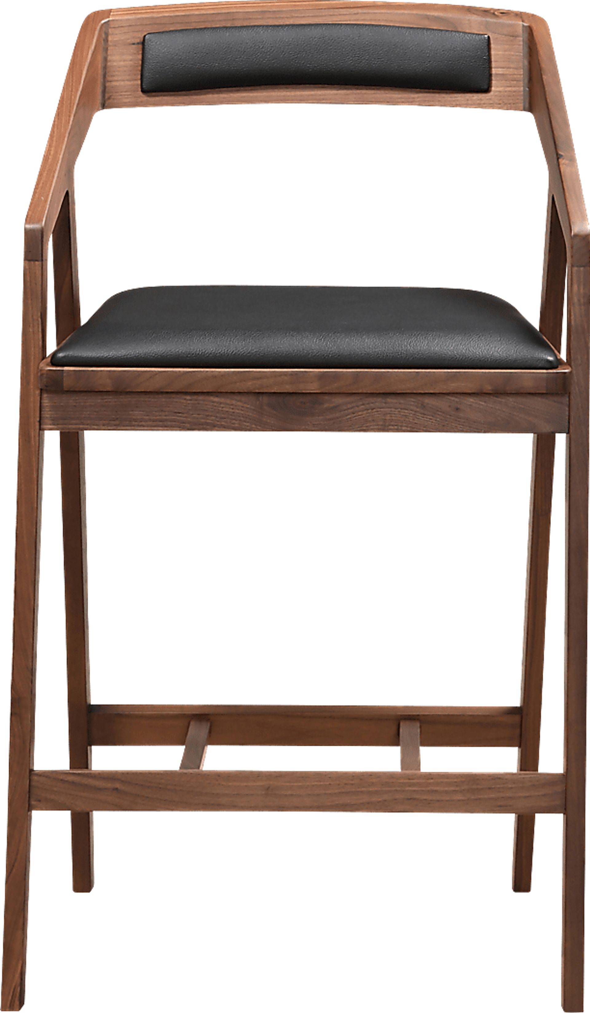 Alekai Walnut Counter Height Stool - Image 2