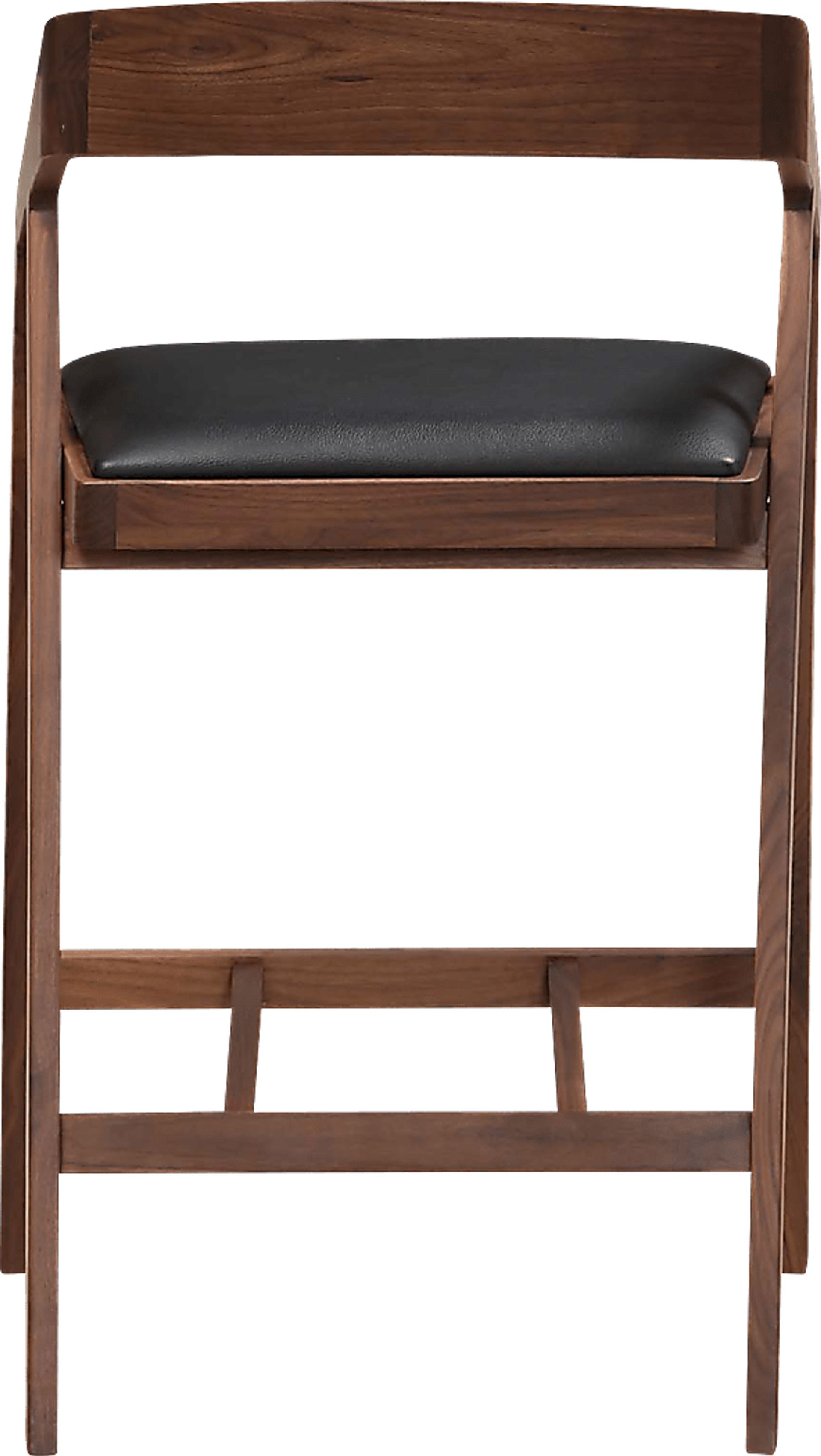 Alekai Walnut Counter Height Stool - Image 3