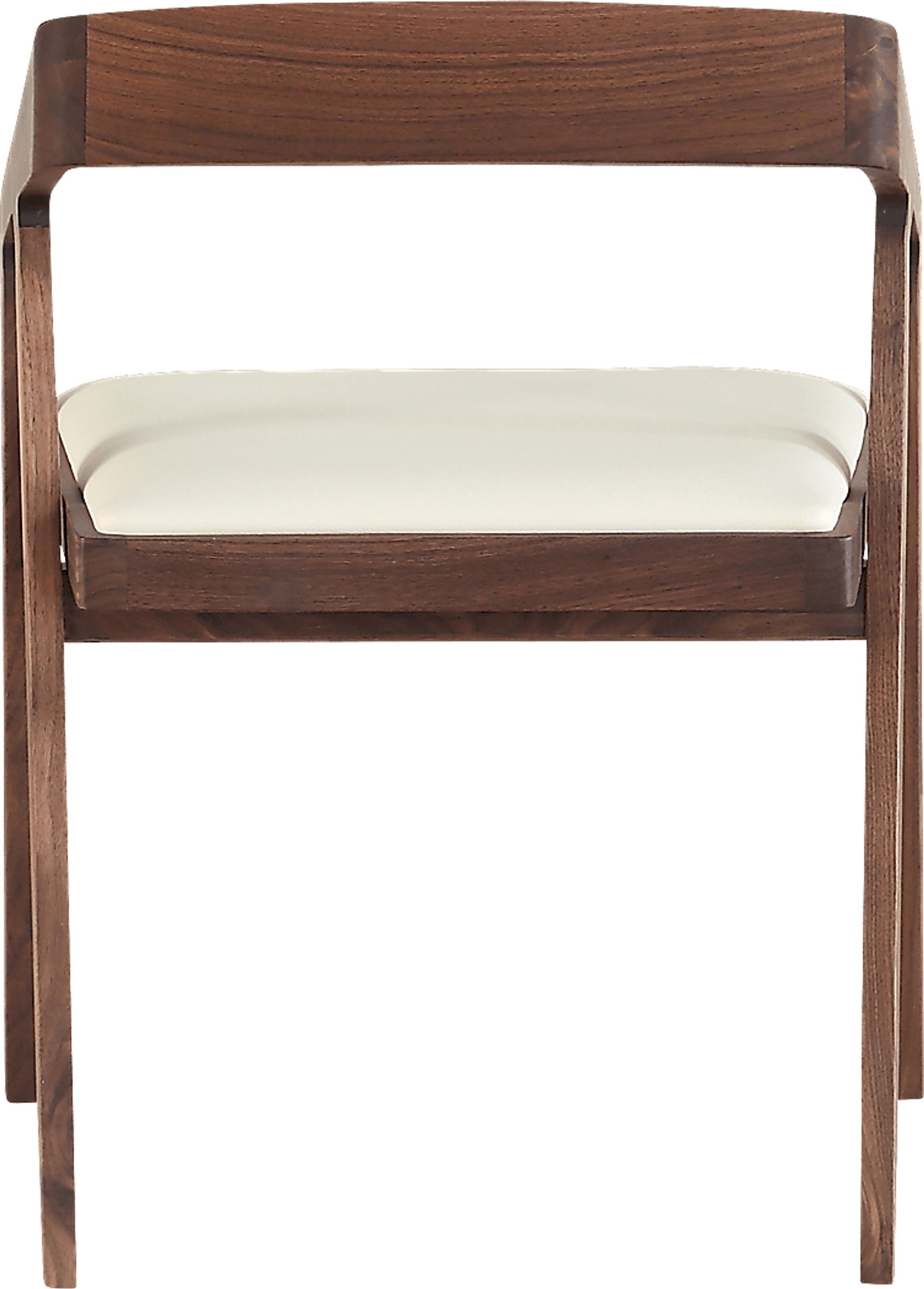 Alekai White Arm Chair - Image 3