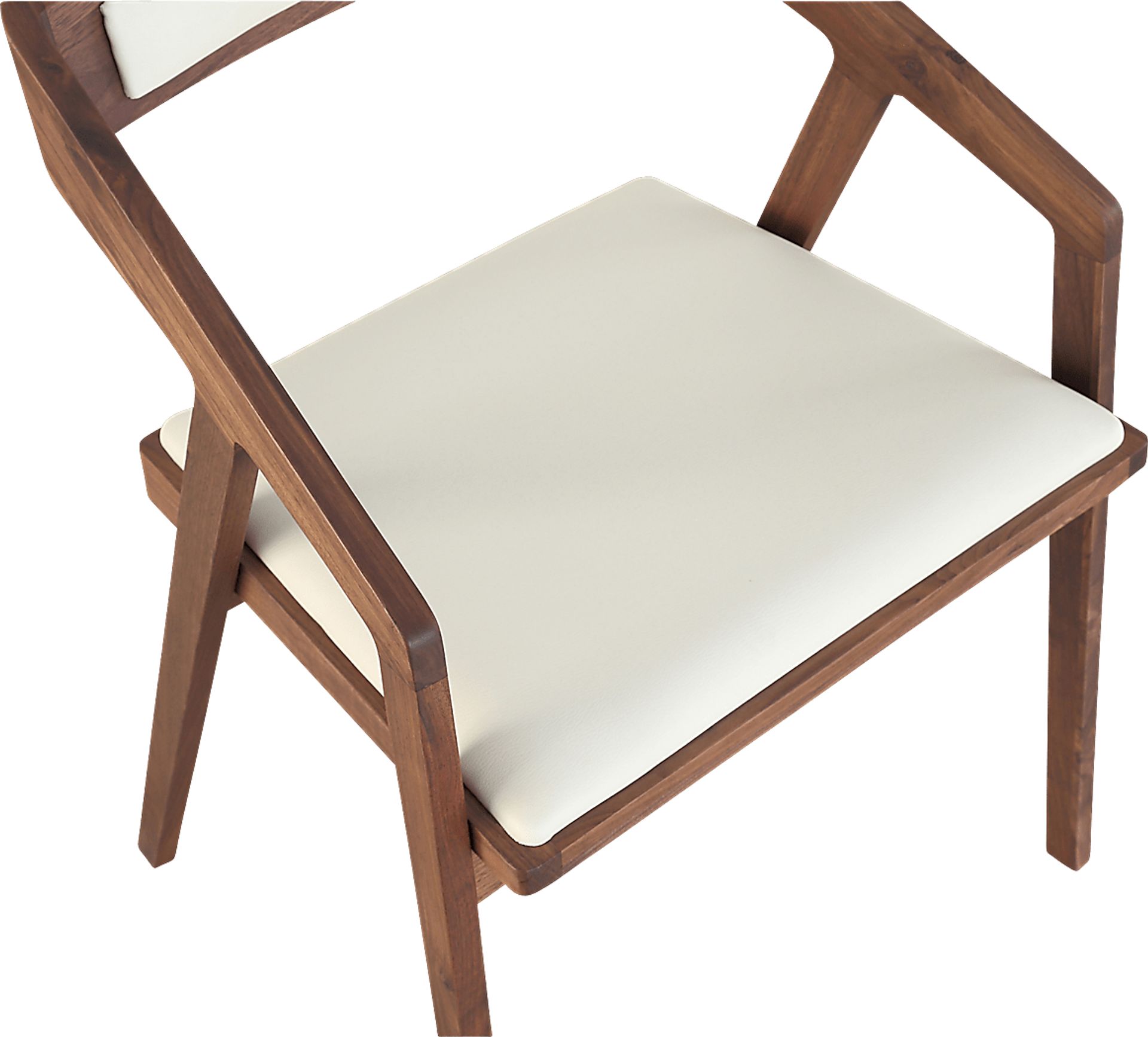 Alekai White Arm Chair - Image 4