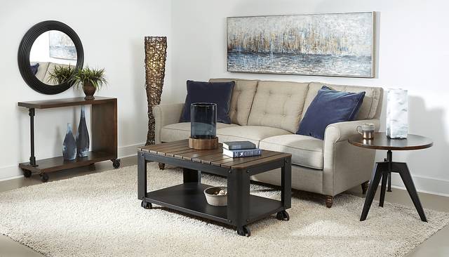 Alellow Brown Accent Table - Thumbnail - Image 6